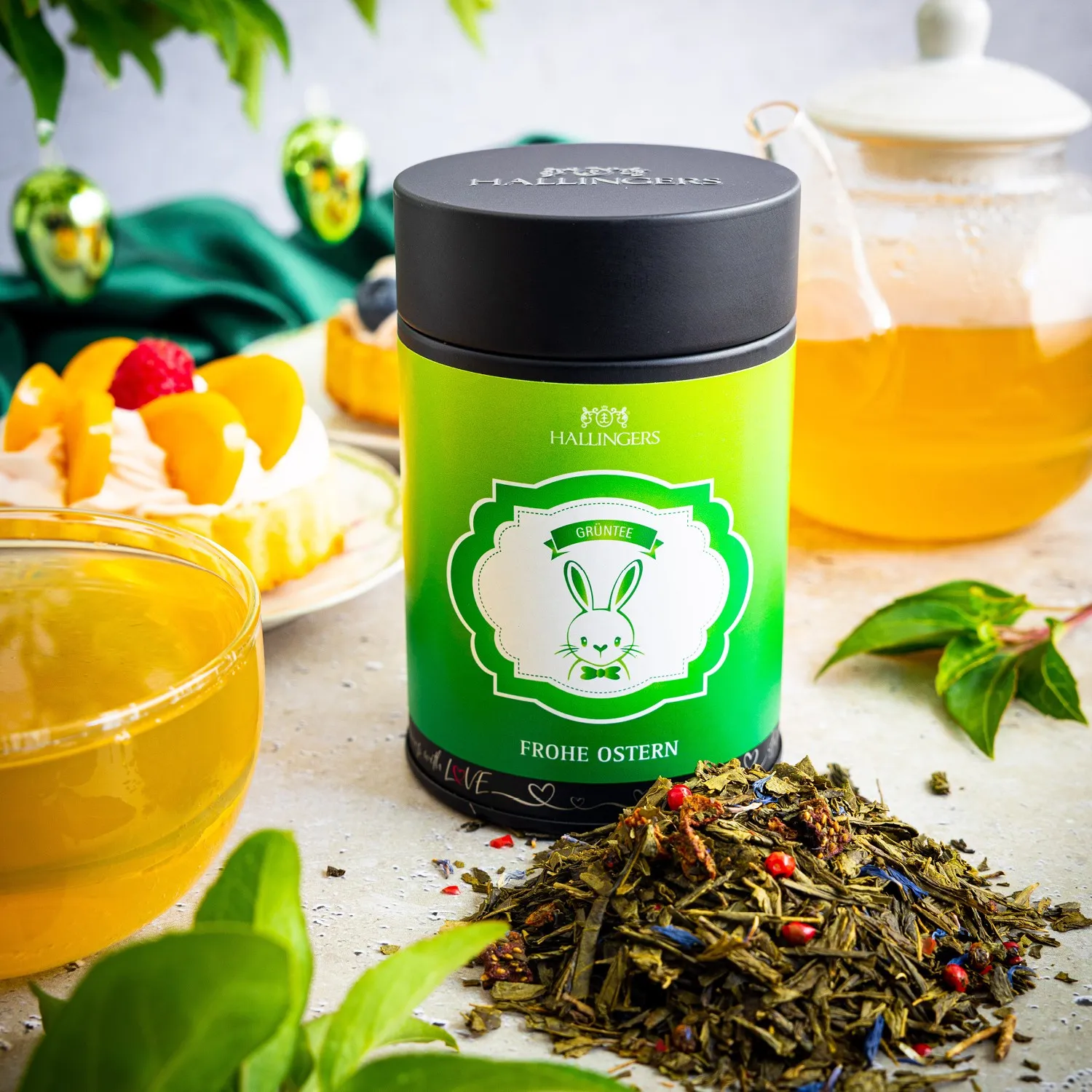 GRÜNER TEE IN DER GESCHENK-DOSE - Loser Grüntee mit feinem Aroma, stilvoll verpackt in einer hochwertigen Geschenk-Dose. Die besondere Geschenkidee für Teeliebhaber, Genießer & entspannte Genussmomente