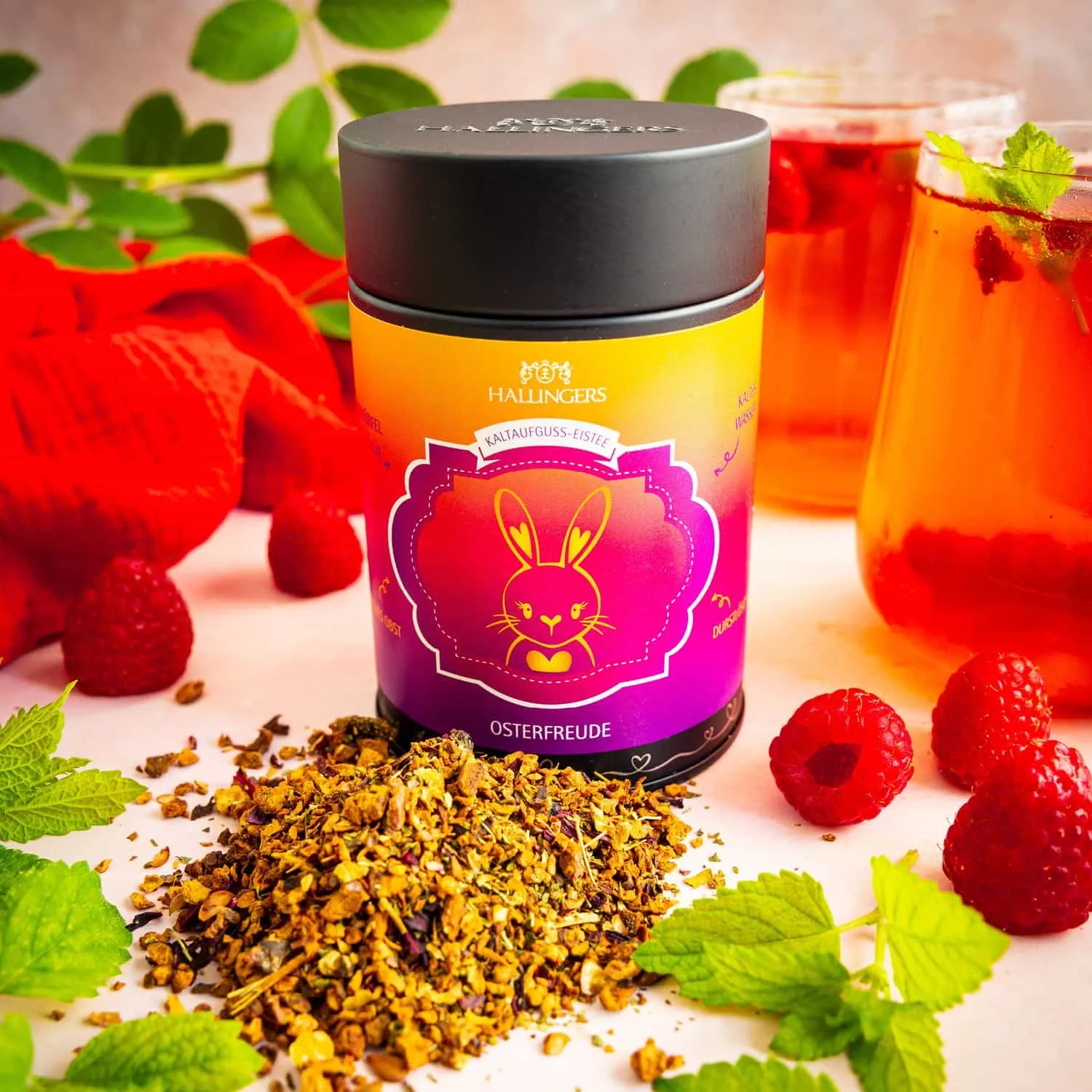 COLD TEA IN DER GESCHENK-DOSE - Loser Eistee als Cold Brew Kaltaufguss mit fruchtig-erfrischendem Aroma, stilvoll verpackt in einer edlen Geschenk-Dose. Die besondere Geschenkidee für Teeliebhaber & erfrischende Genussmomente