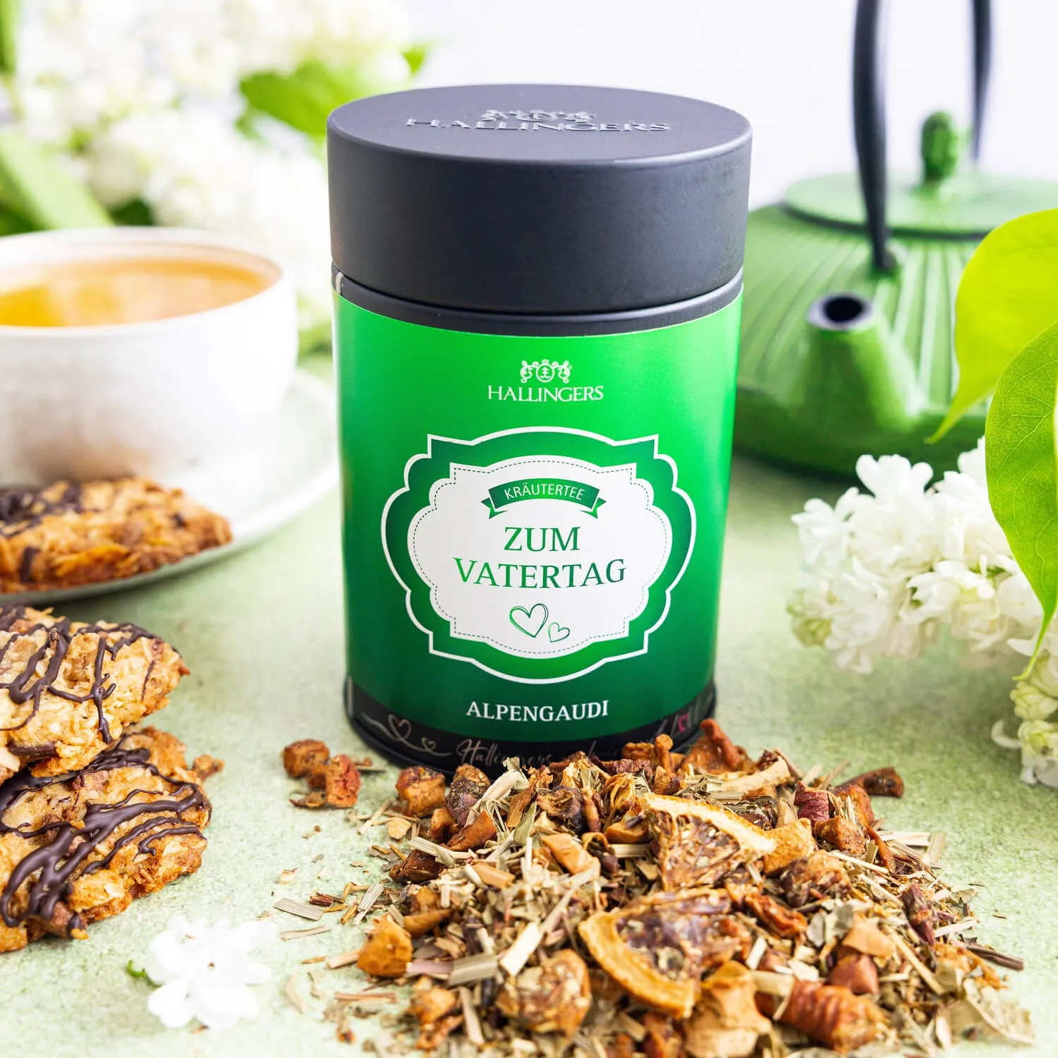 KRÄUTERTEE IN DER GESCHENK-DOSE - Loser Kräuter- & Erkältungs-Tee mit fein abgestimmten Kräutern, stilvoll verpackt in einer hochwertigen Geschenk-Dose. Die besondere Geschenkidee für Teeliebhaber & entspannte Wohlfühlmomente