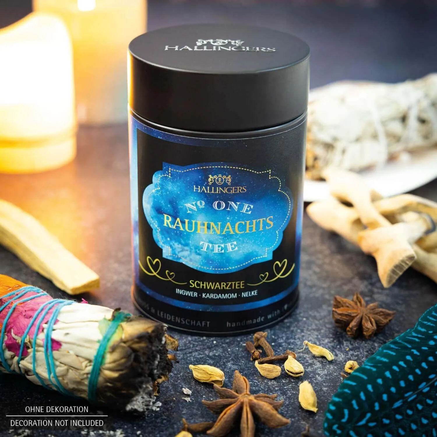 SCHWARZER TEE IN DER GESCHENK-DOSE - Loser Schwarztee mit aromatischem Geschmack, stilvoll verpackt in einer hochwertigen Geschenk-Dose. Die besondere Geschenkidee für Teeliebhaber, Genießer & entspannte Genussmomente