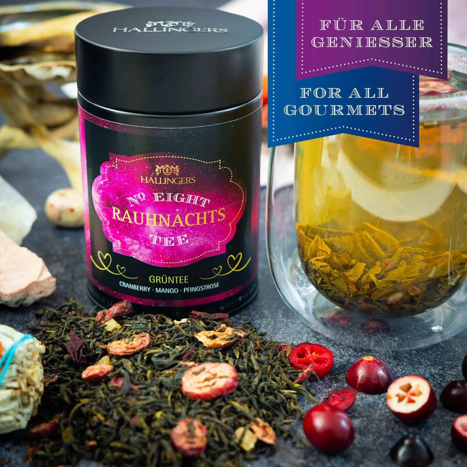VOLLES AROMA, VOLLER GENUSS - Edition \Rauhnacht No. Eight - VIII\: Während andere auf industrielle Standardmischungen und maximale Erträge setzen, überzeugt echter Grüntee durch Finesse, Charakter und ein Aroma fernab gewöhnlicher Massenware