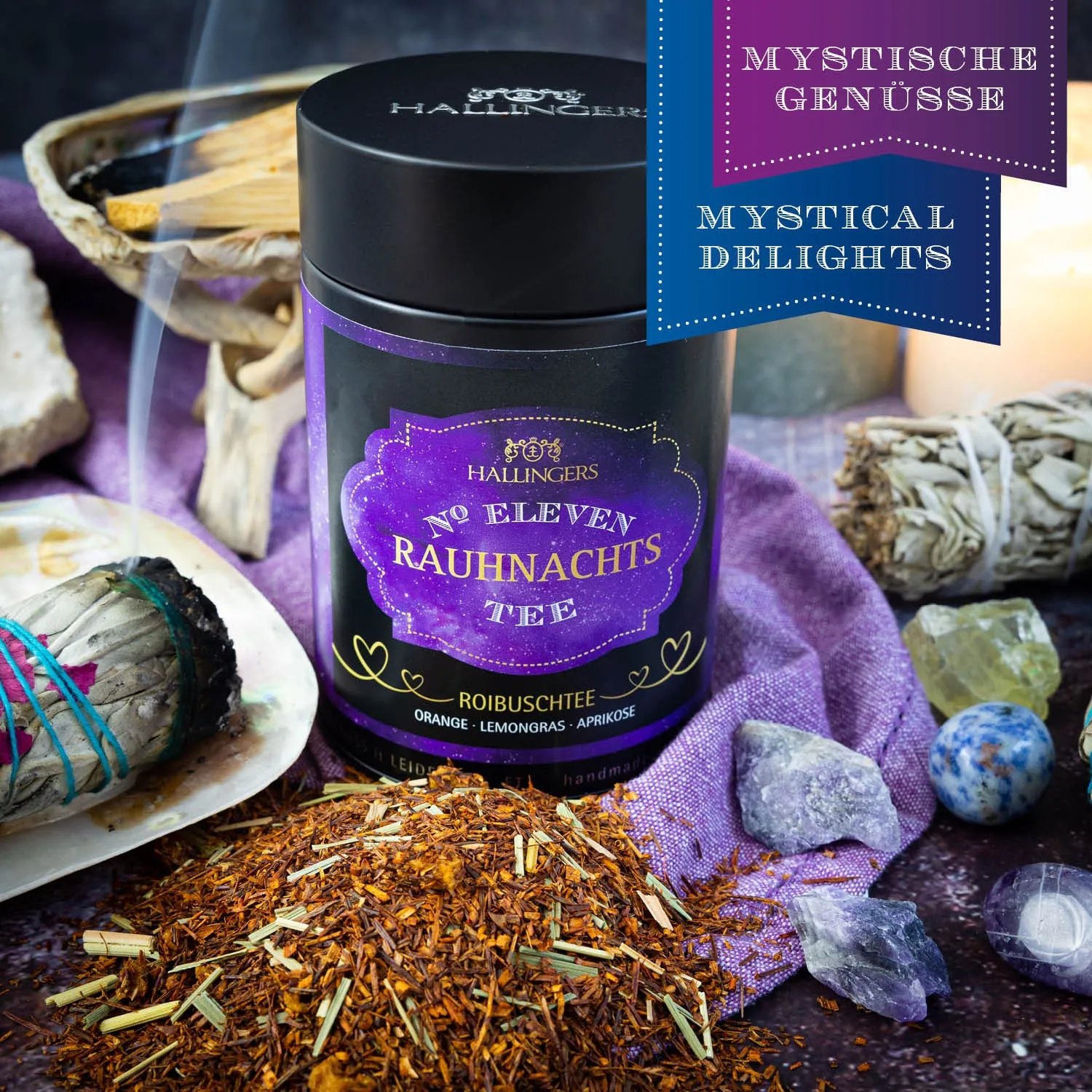 VOLLES AROMA, VOLLER GENUSS - Edition \No. Eleven - XI. Rauhnacht\: Während andere auf industrielle Standardmischungen und maximale Erträge setzen, überzeugt unser Rooibos Tee durch Tiefe, Natürlichkeit & ein Aroma mit unverwechselbarem Charakter