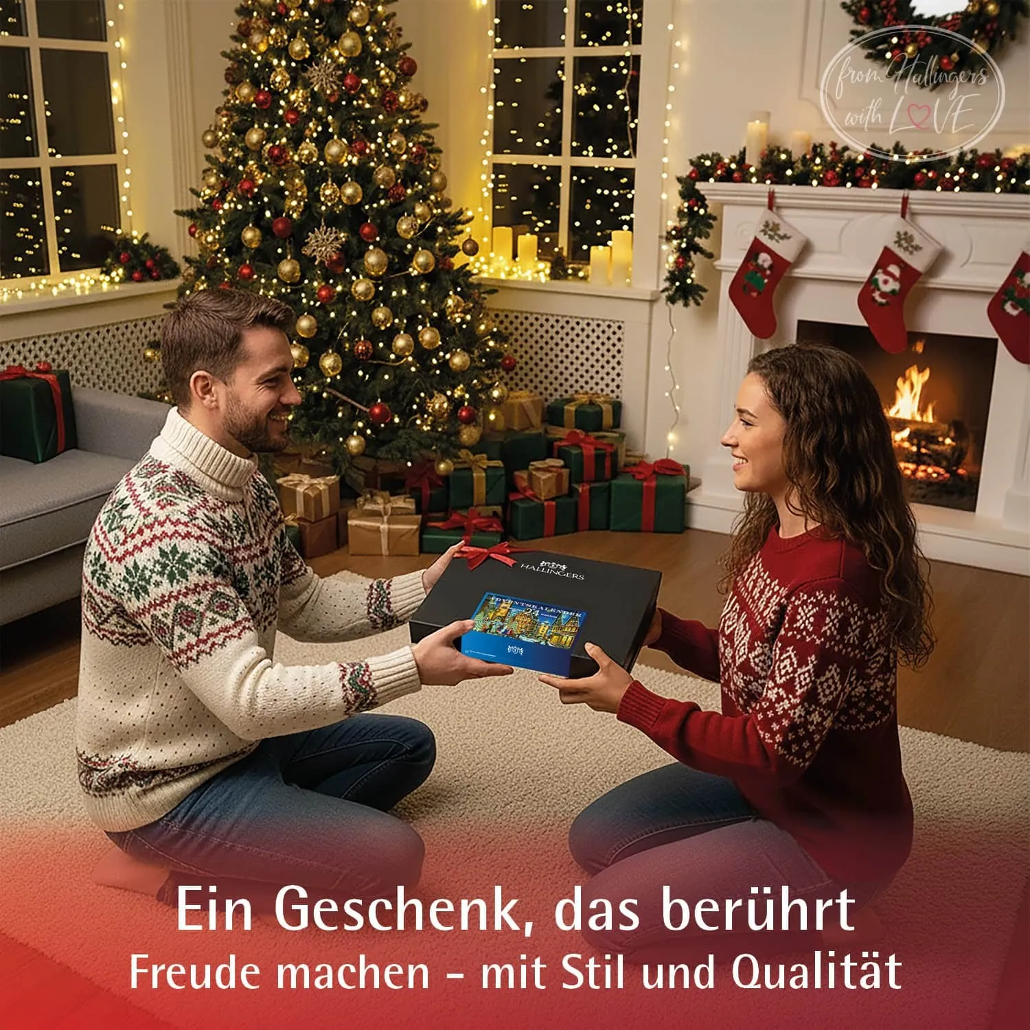 Adventskalender Altstadt special - Tee-Set, 24x loser Tee Geschenkbox