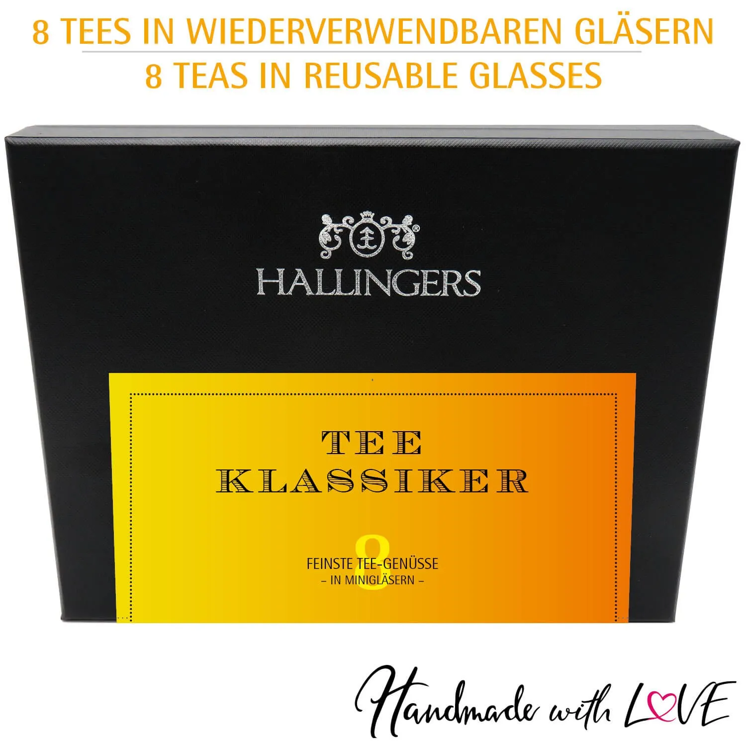 Tee Klassiker - Tee-Set, 8x loser Tee Geschenkbox
