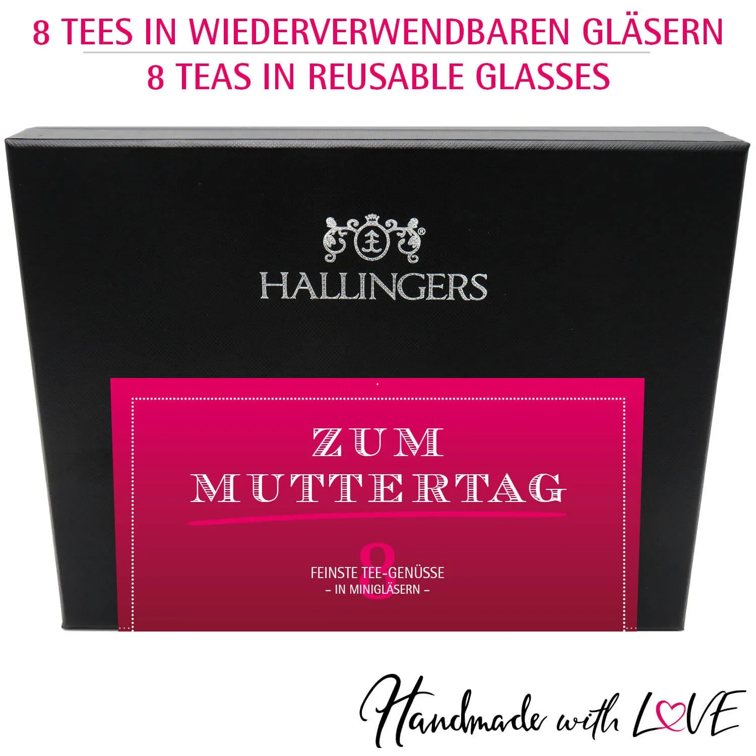 Zum Muttertag - Tee-Set, 8x loser Tee Geschenkbox