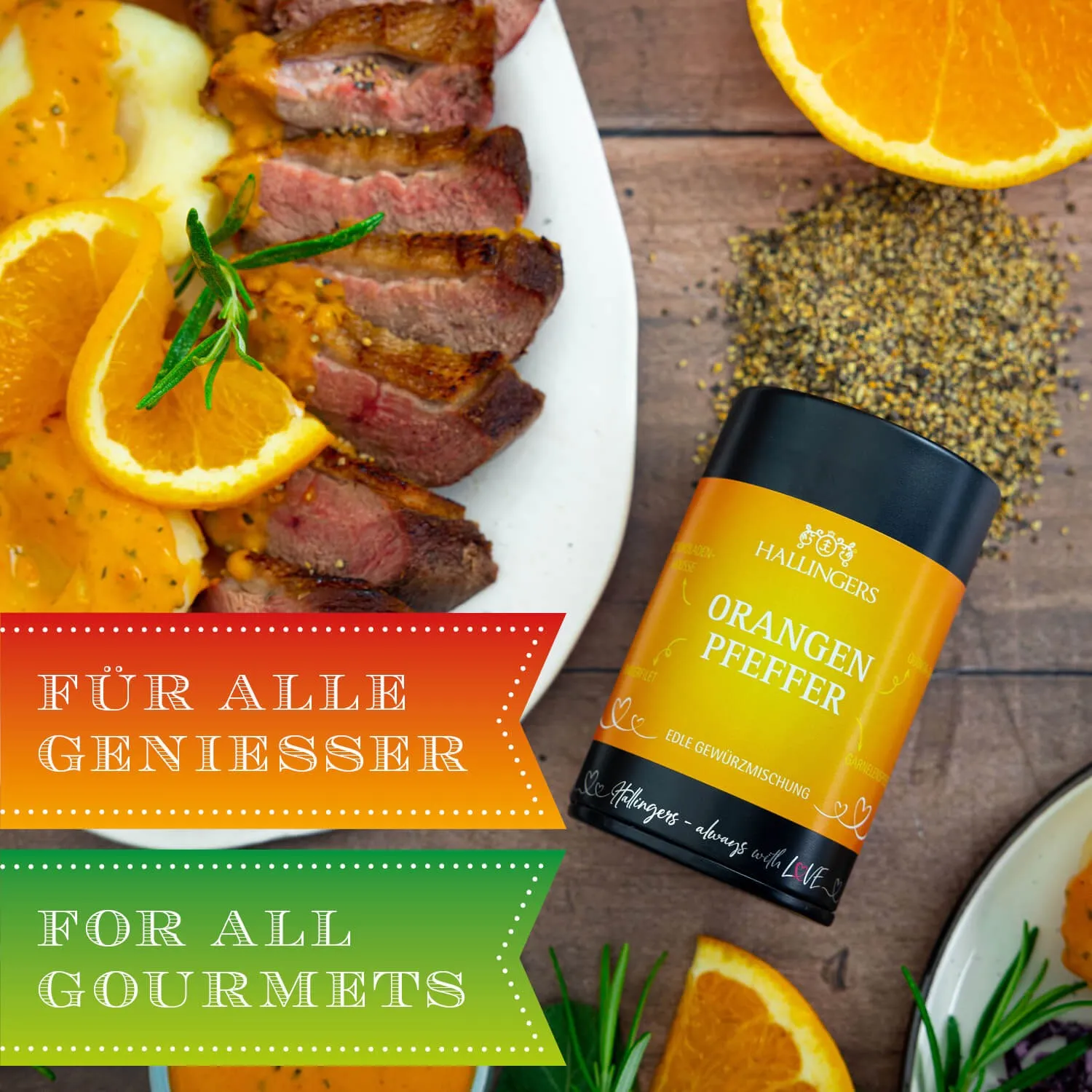 BESONDERS STATT GEWÖHNLICH - Edition \Origineller Orangen-Pfeffer\: Vergiss austauschbaren Pfeffer ohne Persönlichkeit - außergewöhnlicher Genuss beginnt dort, wo Qualität, Herkunft und Aroma wichtiger sind als Masse und Produktionskosten