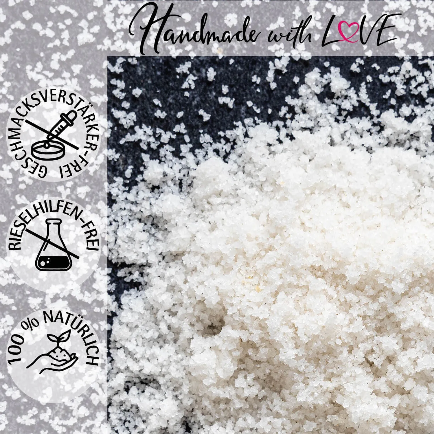Quellwasser Salz (für Fisch, Gemüsegerichte & Marinaden) - Salz, zum Kochen Geschenkdose