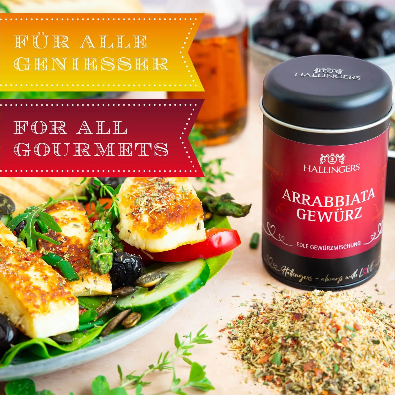 BESONDERS STATT GEWÖHNLICH - Edition \Feuriges Arrabbiata-Gewürz\: Schluss mit Gewürzmischungen, die alle gleich schmecken - Unterschied zeigt sich, wo Qualität, Intensität & ausgewählte Zutaten wichtiger sind als niedrige Produktionskosten