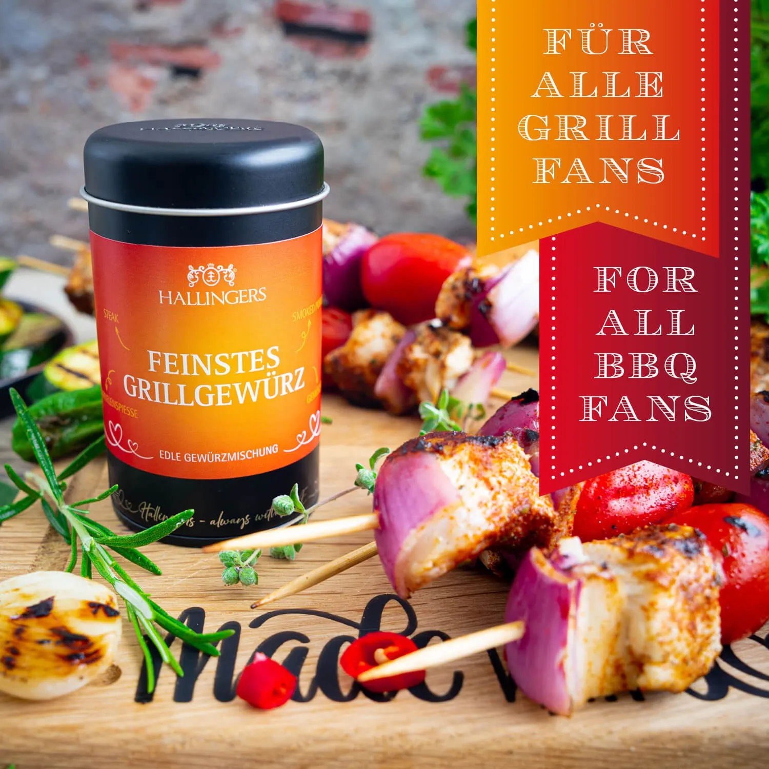 BESONDERS STATT GEWÖHNLICH - Edition \Feinstes Grillgewürz\: Schluss mit Gewürzmischungen, die alle gleich schmecken - Unterschied zeigt sich, wo Qualität, Intensität & ausgewählte Zutaten wichtiger sind als niedrige Produktionskosten