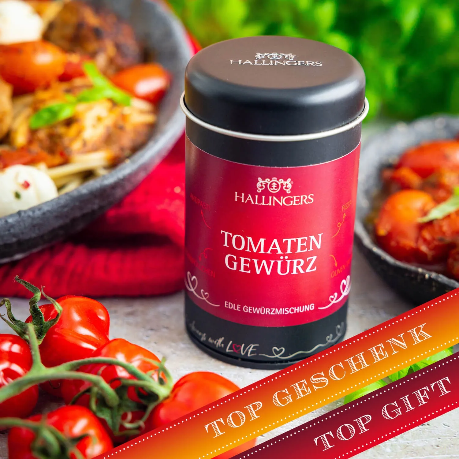 BESONDERS STATT GEWÖHNLICH - Edition \Sonniges Tomatengewürz\: Schluss mit Gewürzmischungen, die alle gleich schmecken - Unterschied zeigt sich, wo Qualität, Intensität & ausgewählte Zutaten wichtiger sind als niedrige Produktionskosten
