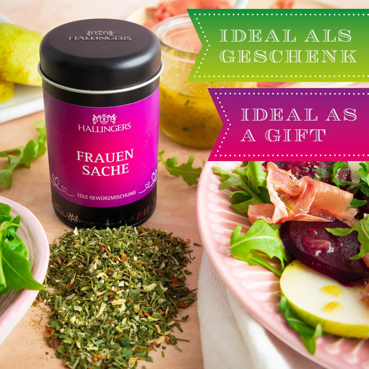 BESONDERS STATT GEWÖHNLICH - Edition \Frauensache\: Schluss mit Gewürzmischungen, die alle gleich schmecken - Unterschied zeigt sich, wo Qualität, Intensität & ausgewählte Zutaten wichtiger sind als niedrige Produktionskosten
