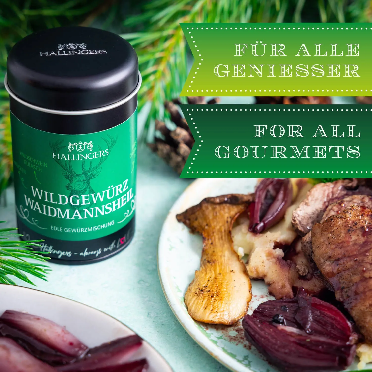 BESONDERS STATT GEWÖHNLICH - Edition \Wildgewürz Waidmannsheil\: Schluss mit Gewürzmischungen, die alle gleich schmecken - Unterschied zeigt sich, wo Qualität, Intensität & ausgewählte Zutaten wichtiger sind als niedrige Produktionskosten