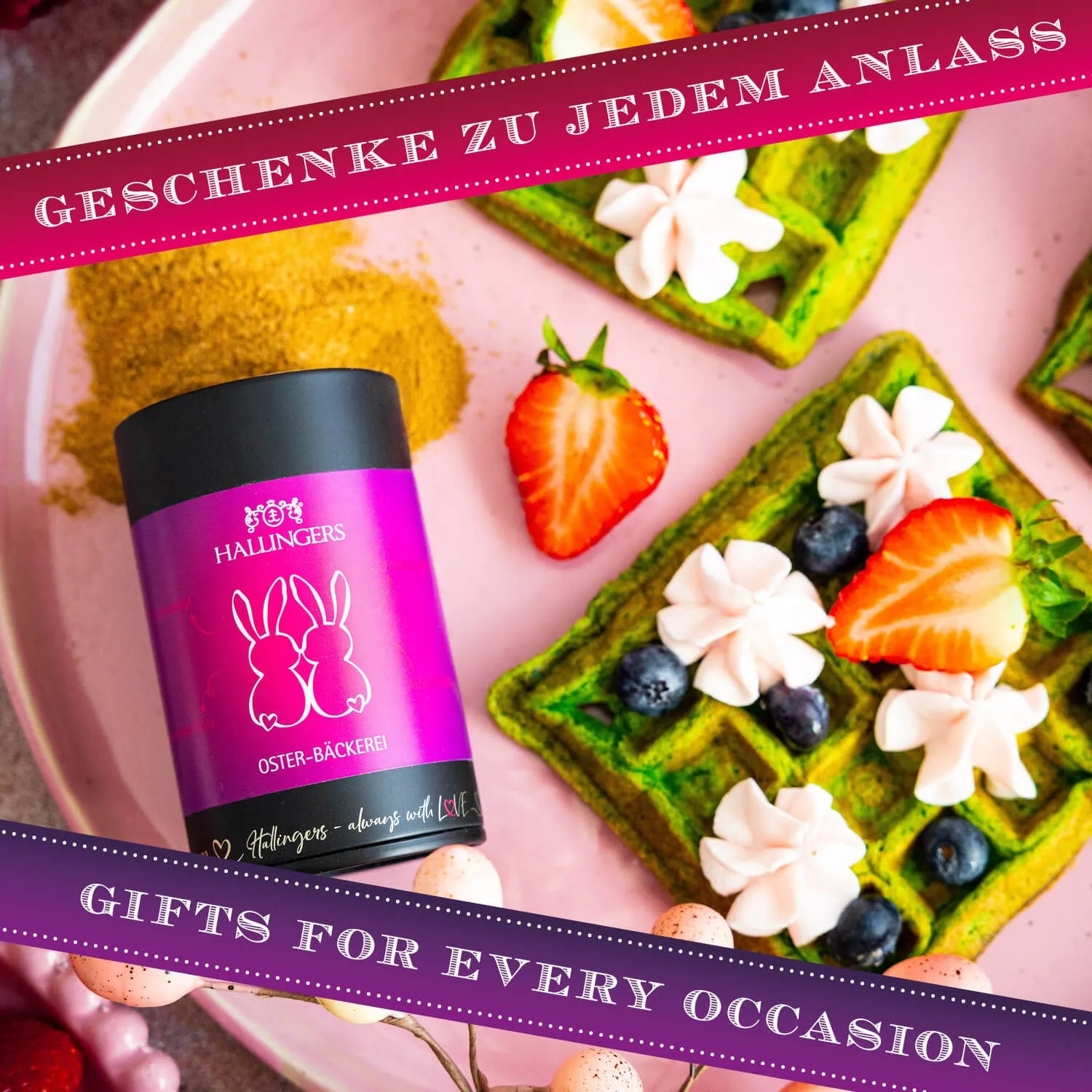 FÜR BESONDERE MENSCHEN & ANLÄSSE - Die besondere Geschenkidee für Frauen, Männer, Freunde, Familie, Kollegen & besondere Lieblingsmenschen. Perfekt für Ostern, das Osternest, den Osterbrunch, frühlingshafte Ostergeschenke & gemeinsame Momente