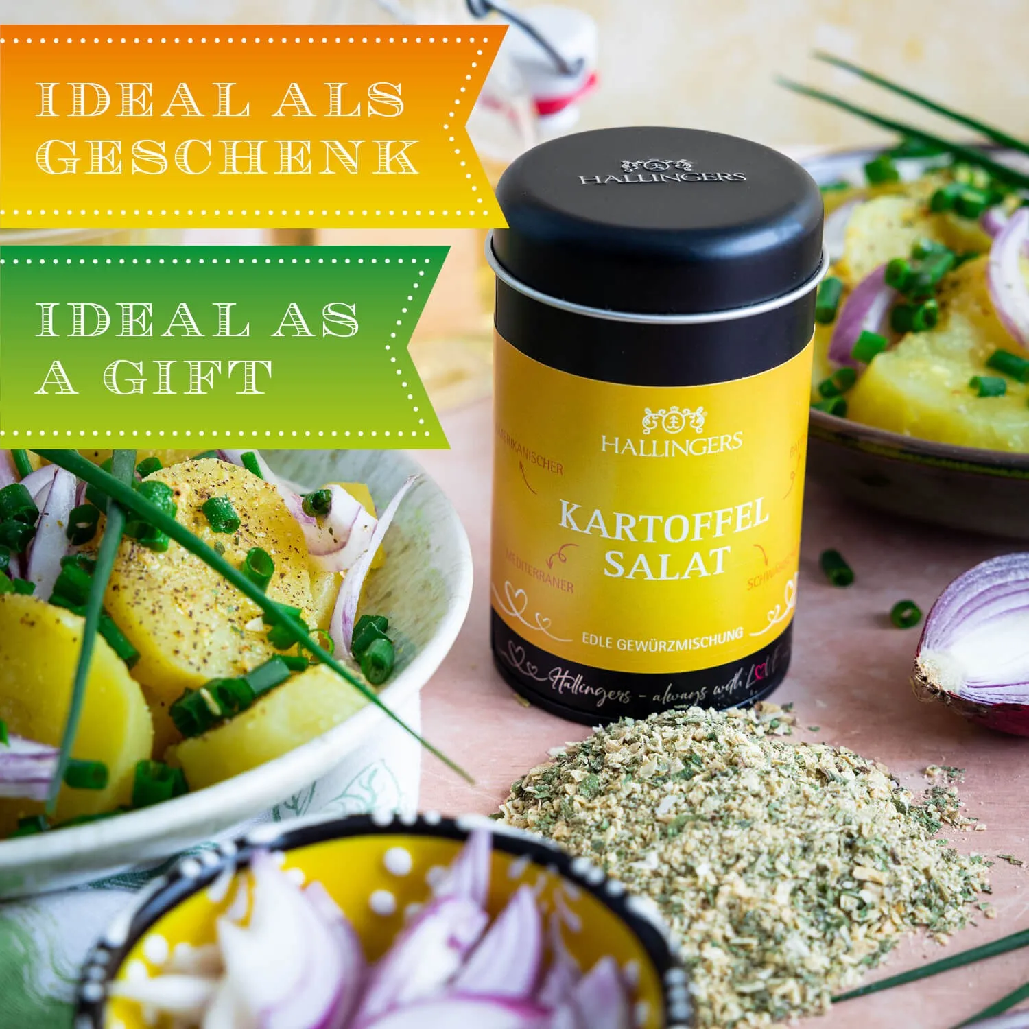 BESONDERS STATT GEWÖHNLICH - Edition \Kartoffel-Salat\: Schluss mit Gewürzmischungen, die alle gleich schmecken - Unterschied zeigt sich, wo Qualität, Intensität & ausgewählte Zutaten wichtiger sind als niedrige Produktionskosten