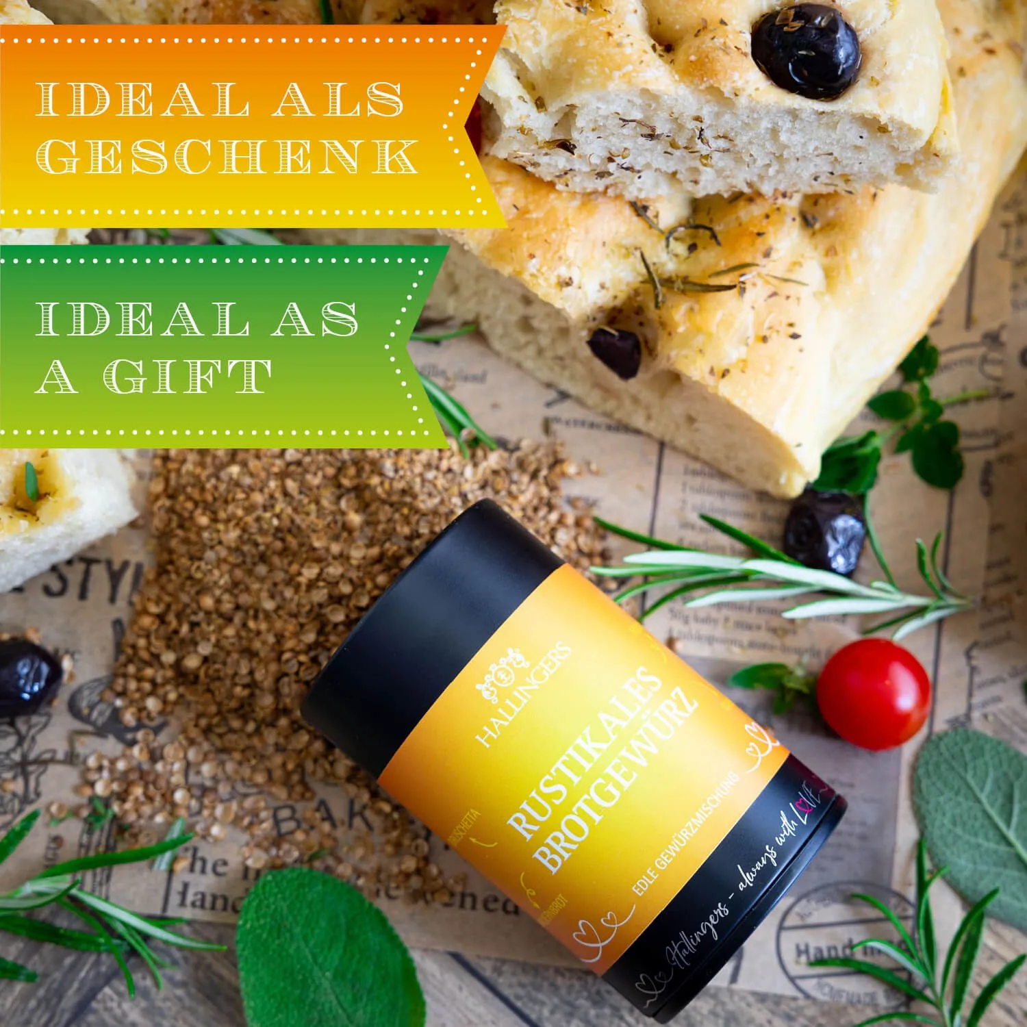 BESONDERS STATT GEWÖHNLICH - Edition \Rustikales Brotgewürz\: Schluss mit Gewürzmischungen, die alle gleich schmecken - Unterschied zeigt sich, wo Qualität, Intensität & ausgewählte Zutaten wichtiger sind als niedrige Produktionskosten