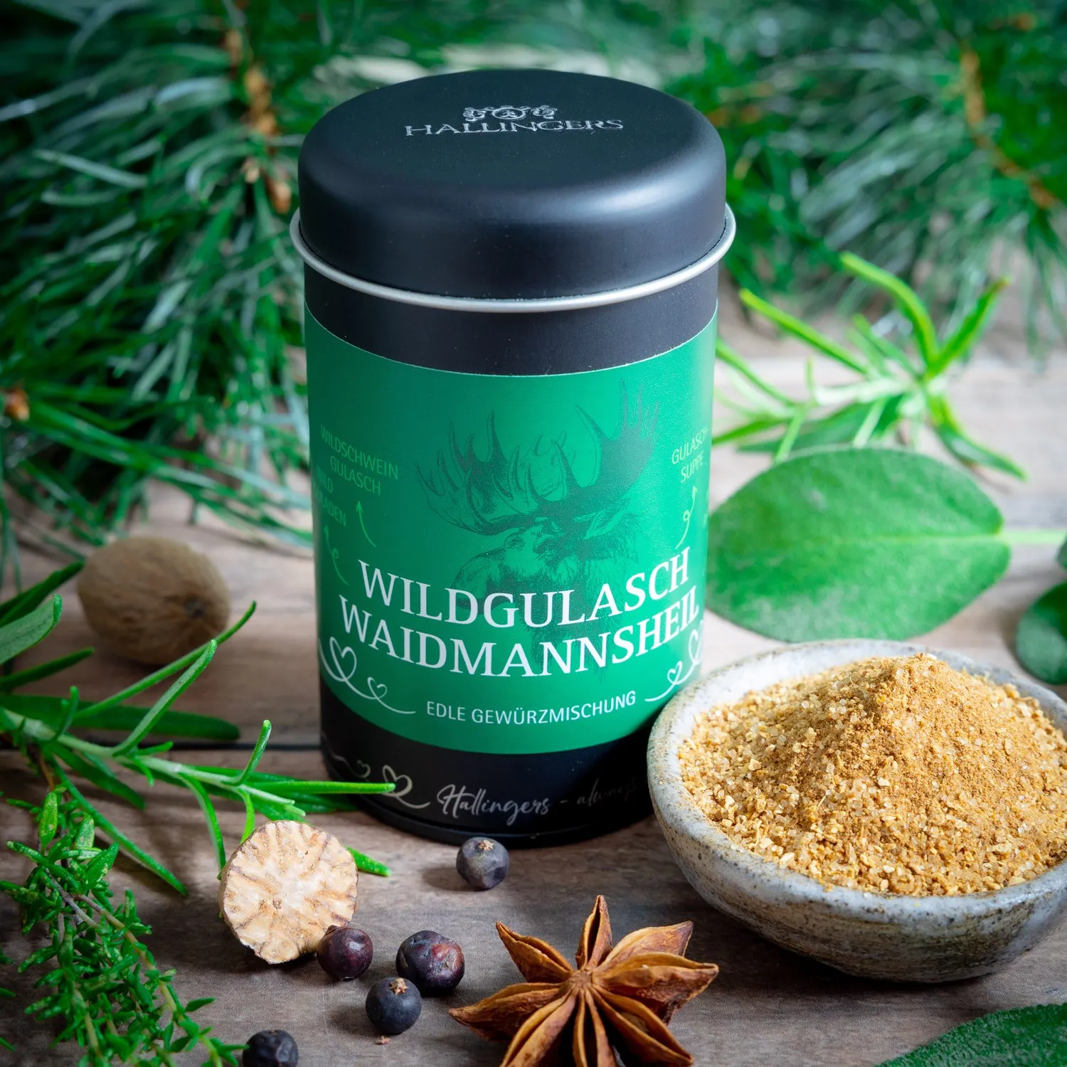 GEWÜRZMISCHUNG IN DER GESCHENK-DOSE - Hochwertige Koch-Gewürze zum Würzen, Verfeinern & kreativen Kochen, stilvoll verpackt in einer edlen Geschenk-Dose. Die besondere Geschenkidee für Feinschmecker, Hobbyköche & genussvolle Momente