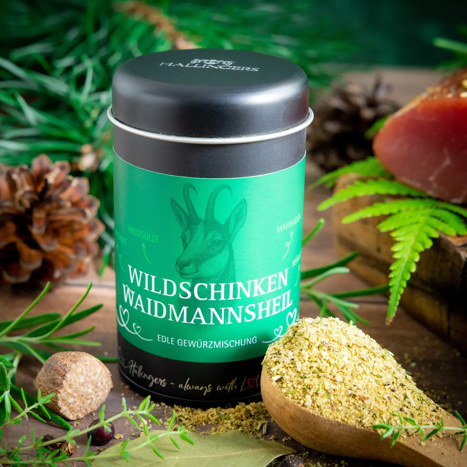 GEWÜRZMISCHUNG IN DER GESCHENK-DOSE - Hochwertige Koch-Gewürze zum Würzen, Verfeinern & kreativen Kochen, stilvoll verpackt in einer edlen Geschenk-Dose. Die besondere Geschenkidee für Feinschmecker, Hobbyköche & genussvolle Momente