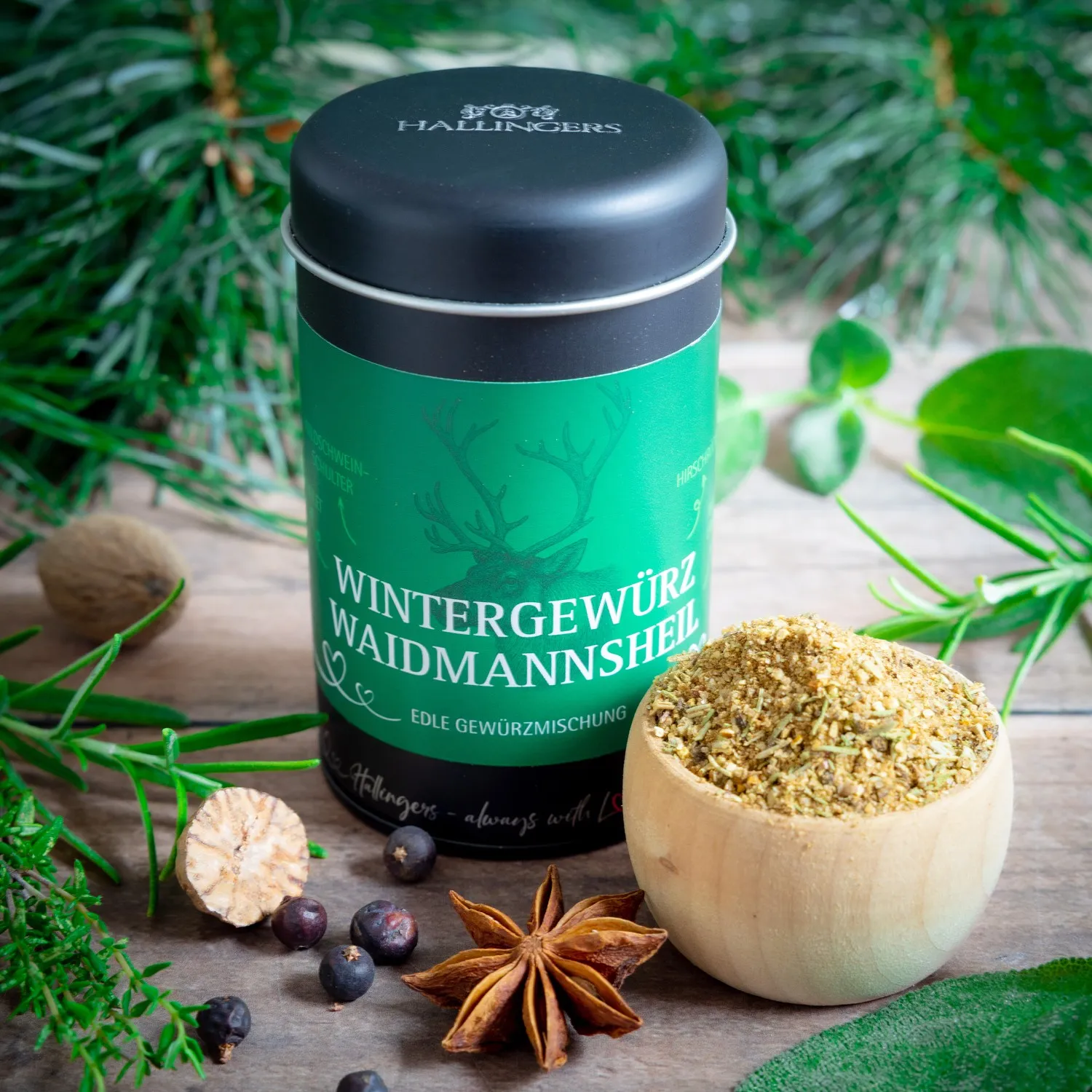 GEWÜRZMISCHUNG IN DER GESCHENK-DOSE - Hochwertige Koch-Gewürze zum Würzen, Verfeinern & kreativen Kochen, stilvoll verpackt in einer edlen Geschenk-Dose. Die besondere Geschenkidee für Feinschmecker, Hobbyköche & genussvolle Momente