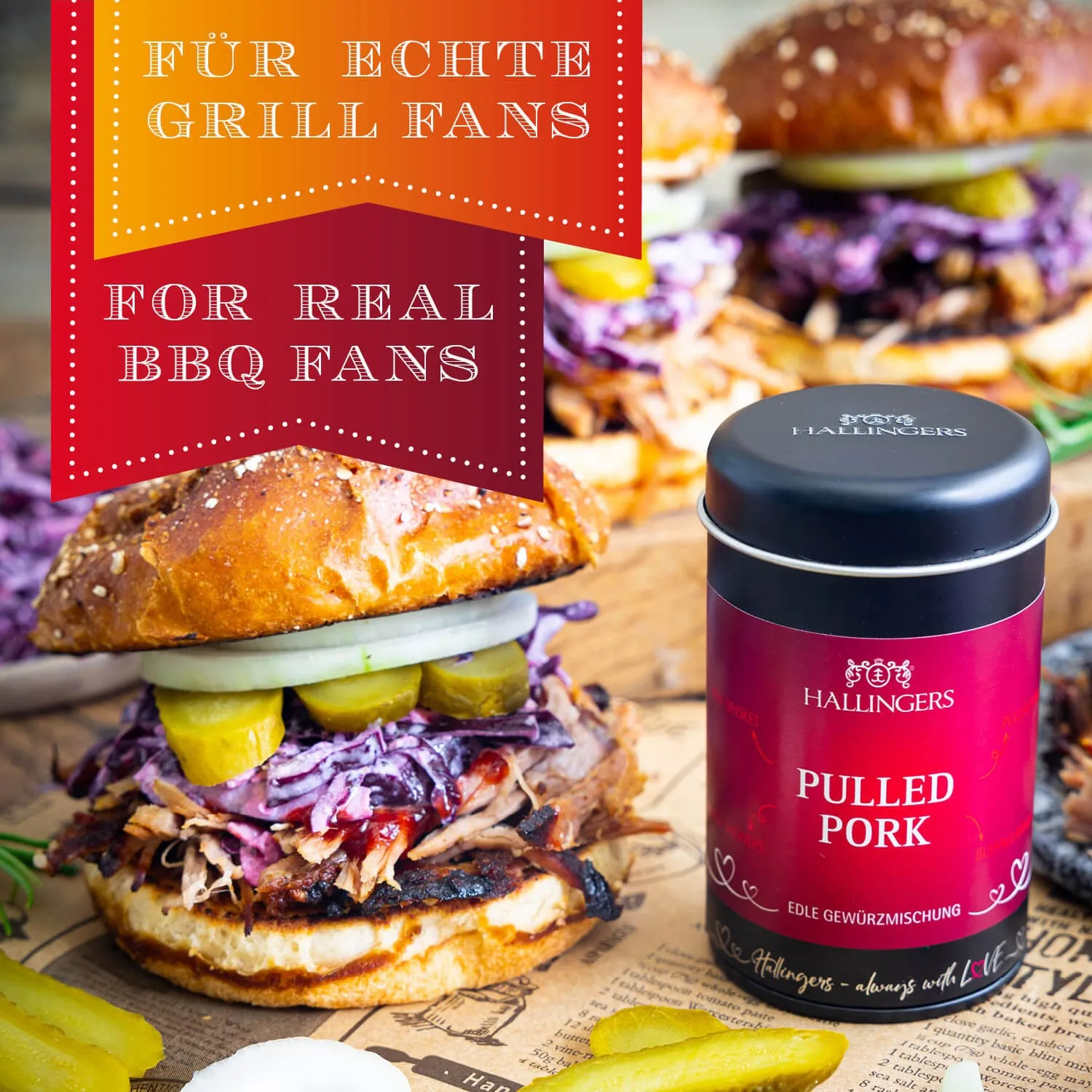 BESONDERS STATT GEWÖHNLICH - Edition \Pulled Pork\: Schluss mit Gewürzmischungen, die alle gleich schmecken - Unterschied zeigt sich, wo Qualität, Intensität & ausgewählte Zutaten wichtiger sind als niedrige Produktionskosten