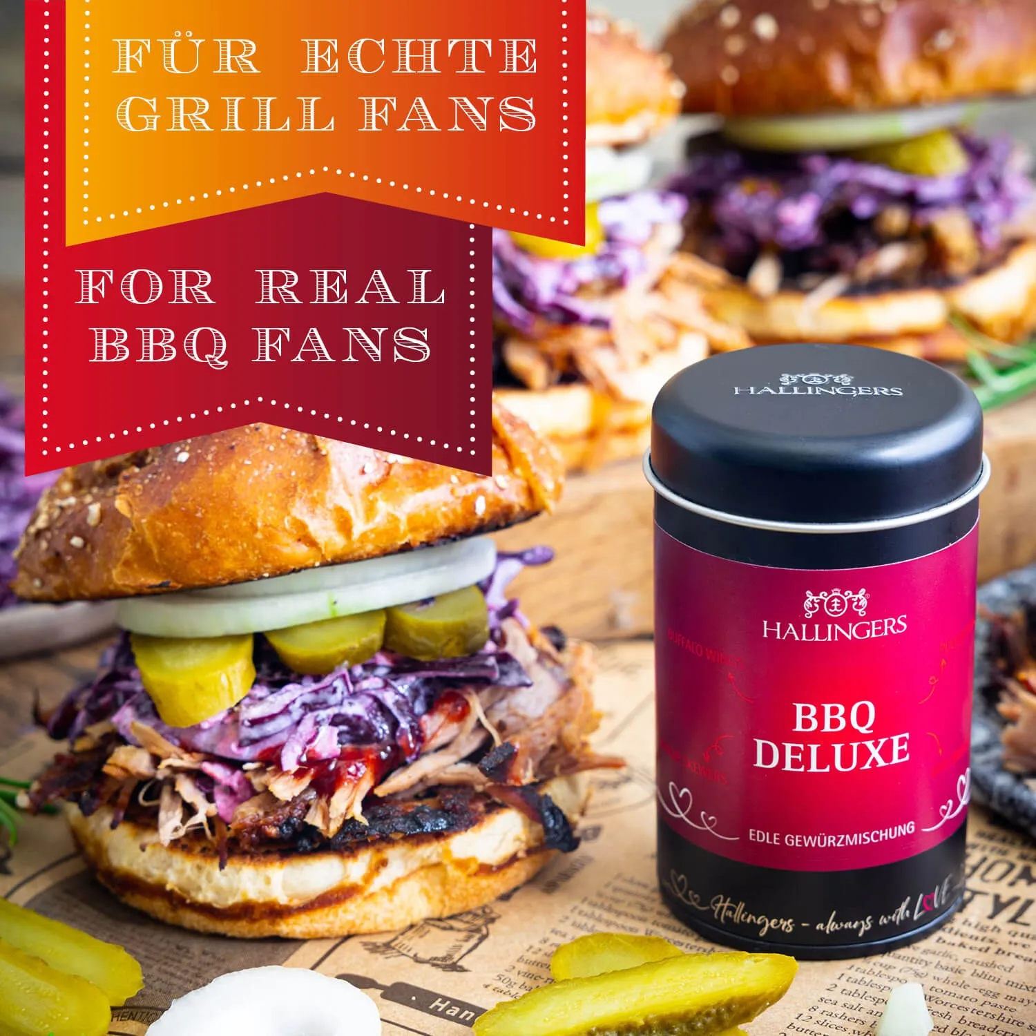 BESONDERS STATT GEWÖHNLICH - Edition \BBQ Barbecue Deluxe\: Schluss mit Gewürzmischungen, die alle gleich schmecken - Unterschied zeigt sich, wo Qualität, Intensität & ausgewählte Zutaten wichtiger sind als niedrige Produktionskosten