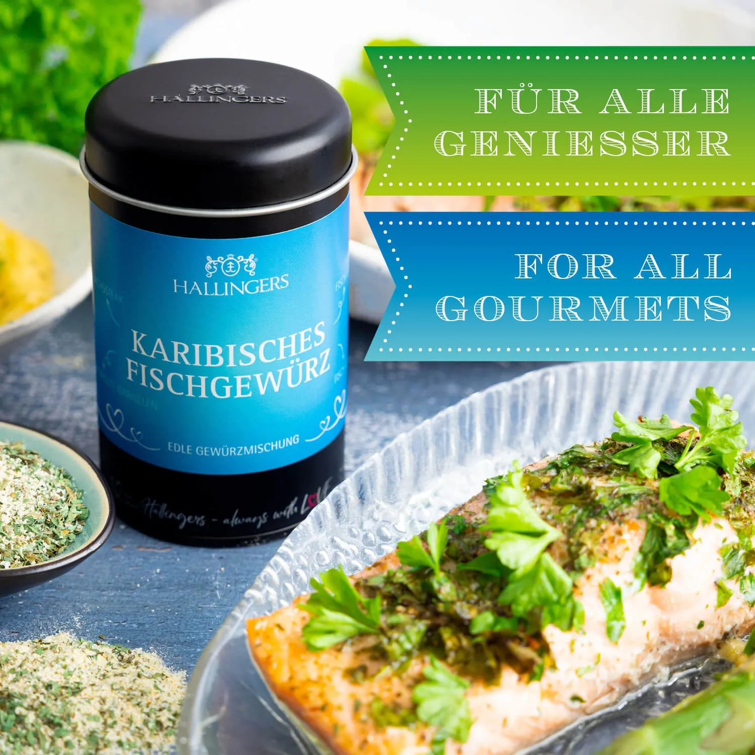 BESONDERS STATT GEWÖHNLICH - Edition \Karibisches Fischgewürz\: Schluss mit Gewürzmischungen, die alle gleich schmecken - Unterschied zeigt sich, wo Qualität, Intensität & ausgewählte Zutaten wichtiger sind als niedrige Produktionskosten