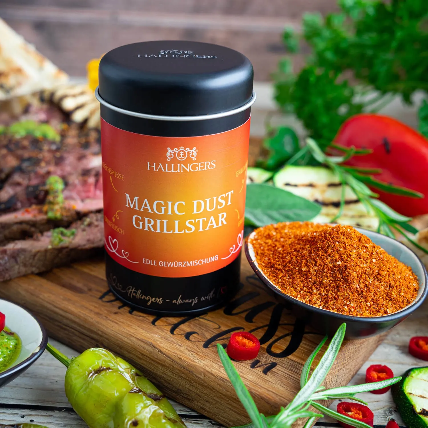 GEWÜRZMISCHUNG IN DER GESCHENK-DOSE - Hochwertige Koch-Gewürze zum Würzen, Verfeinern & kreativen Kochen, stilvoll verpackt in einer edlen Geschenk-Dose. Die besondere Geschenkidee für Feinschmecker, Hobbyköche & genussvolle Momente