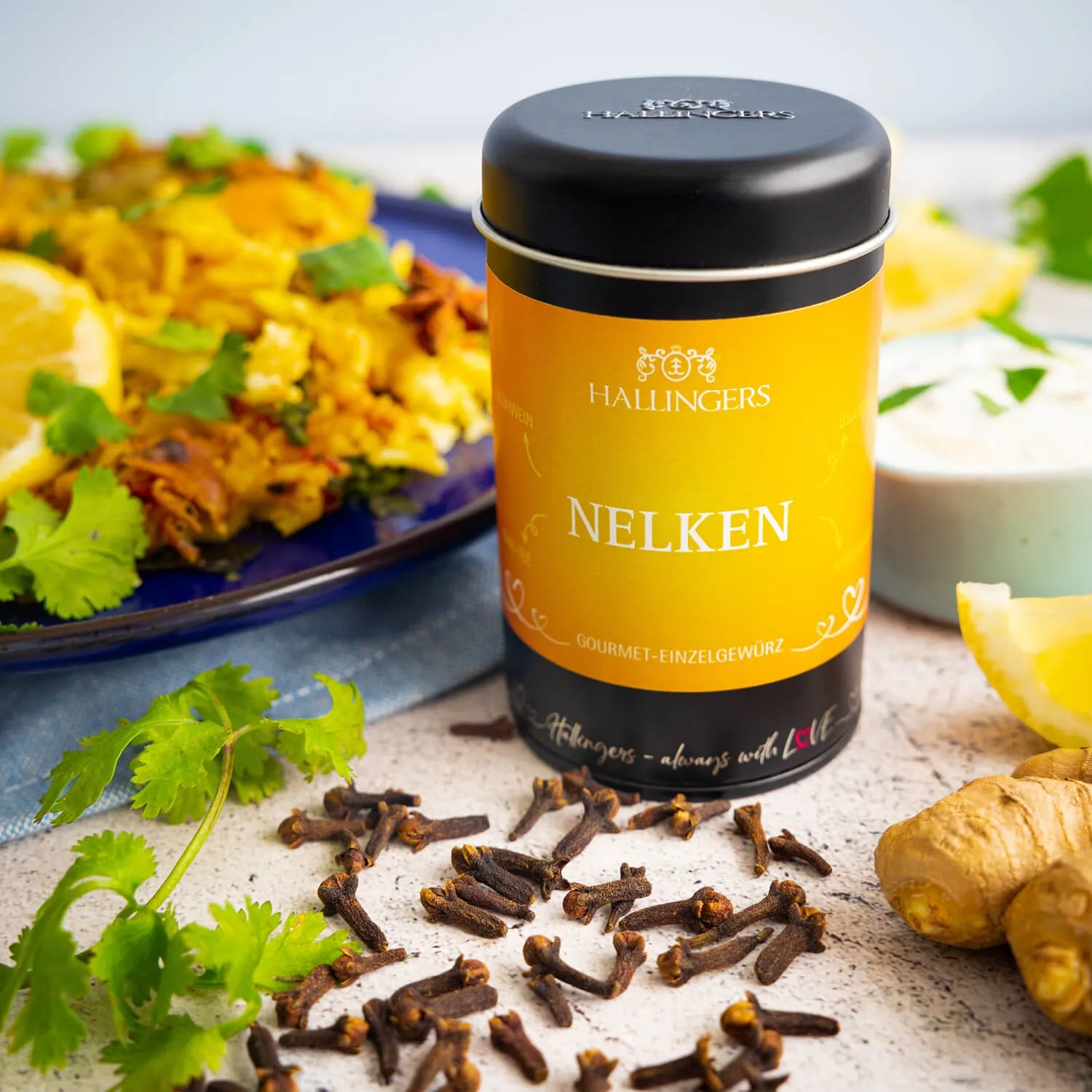 GEWÜRZ BASIC IN DER GESCHENK-DOSE - Gourmet-Basisgewürz in hochwertiger Qualität zum Würzen, Verfeinern & kreativen Kochen, stilvoll verpackt in einer edlen Geschenk-Dose. Die besondere Geschenkidee für Feinschmecker & Hobbyköche