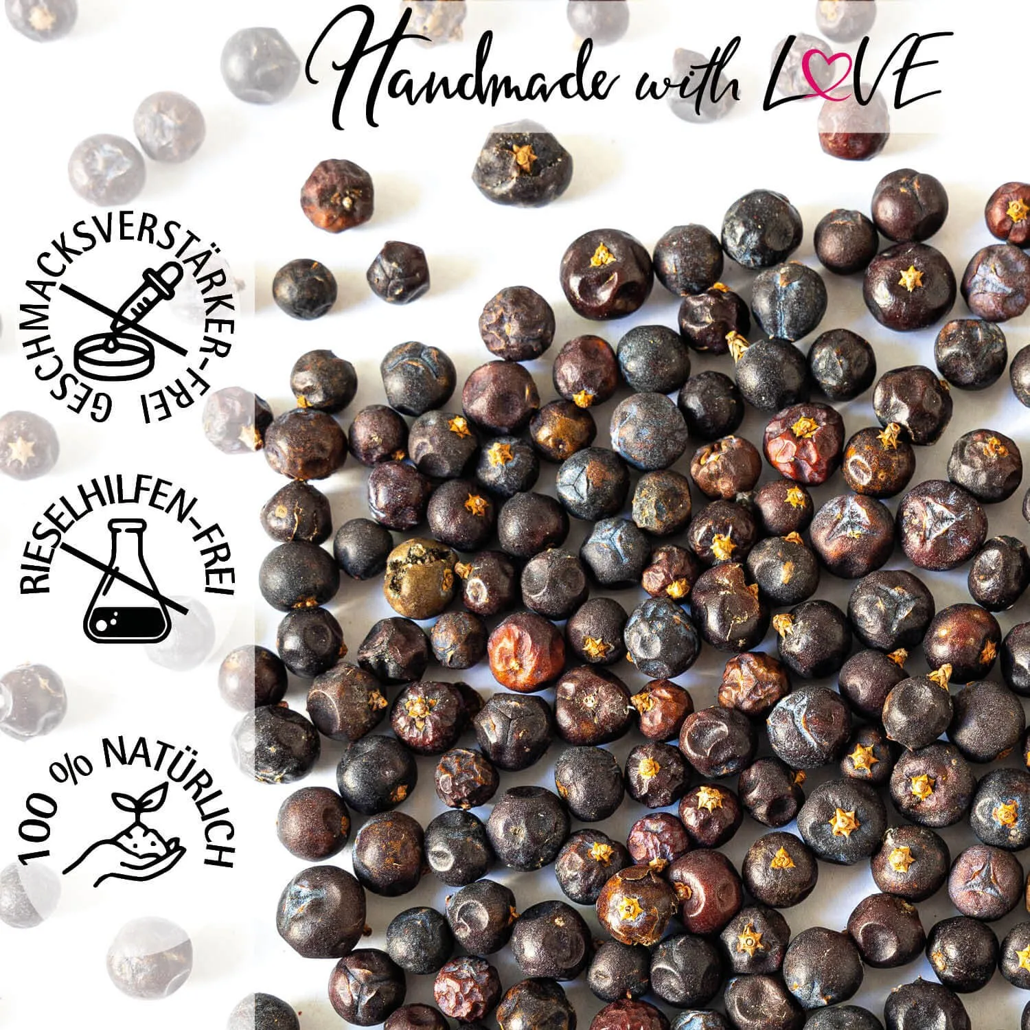 Wacholderbeeren (für Wildgulasch, Rindeintopf & Gin-Sauce) - Gewürz Basic, zum Kochen Geschenkdose