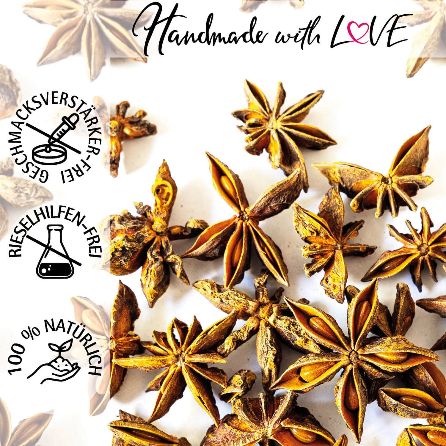 Sternanis (für Glühwein, Pho-Suppe & Birnenompott) - Gewürz Basic, zum Kochen Geschenkdose