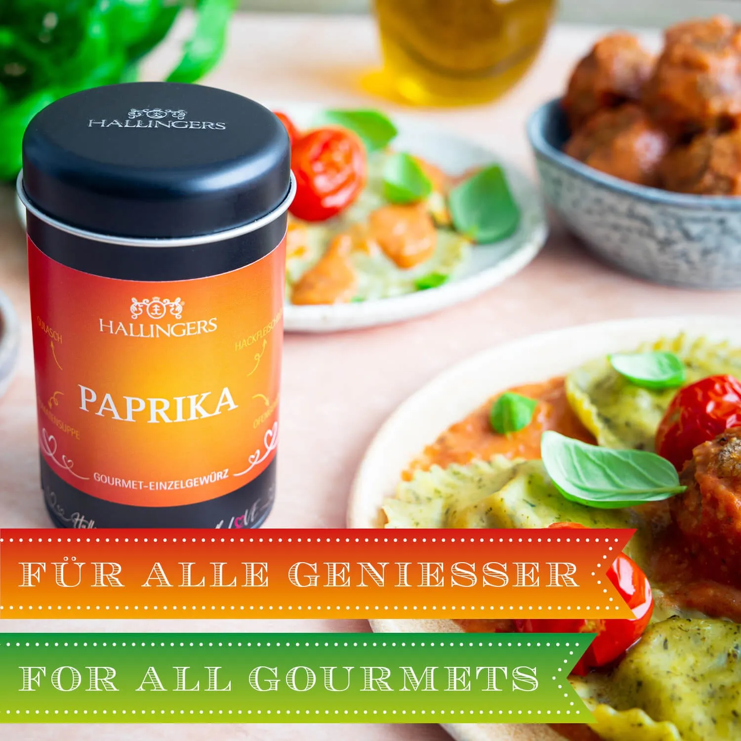 BESONDERS STATT GEWÖHNLICH - Edition \Paprika\: Während andere auf billige Rohstoffe und maximale Margen setzen, überzeugt echter Gewürzgenuss durch Aroma, Tiefe und Geschmack, der jedes Gericht sichtbar aufwertet