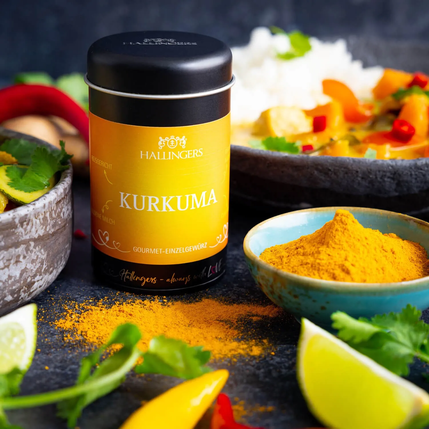 GEWÜRZ BASIC IN DER GESCHENK-DOSE - Gourmet-Basisgewürz in hochwertiger Qualität zum Würzen, Verfeinern & kreativen Kochen, stilvoll verpackt in einer edlen Geschenk-Dose. Die besondere Geschenkidee für Feinschmecker & Hobbyköche