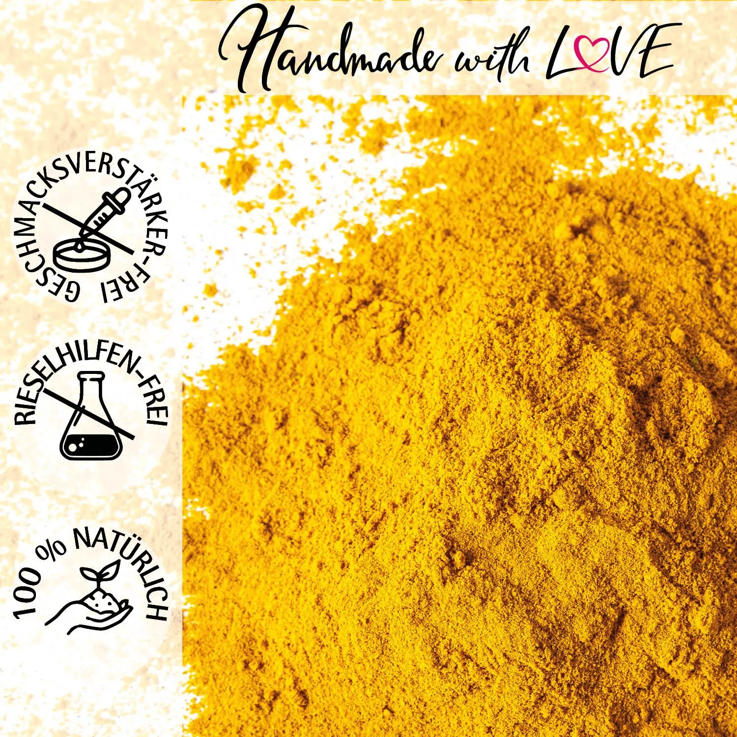 Kurkuma (für Reisgerichte, Goldene Milch & Curry) - Gewürz Basic, zum Kochen Geschenkdose