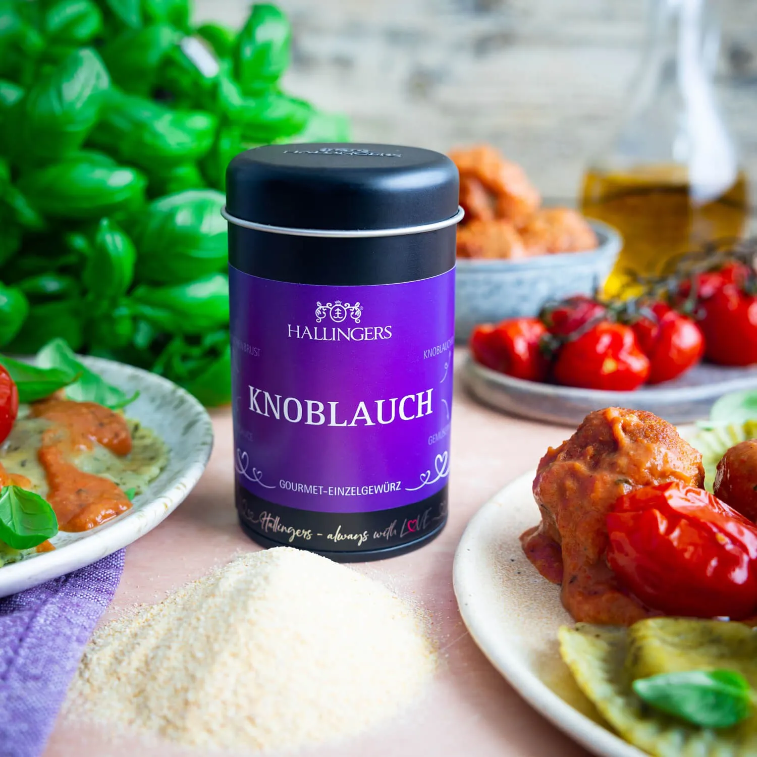 GEWÜRZ BASIC IN DER GESCHENK-DOSE - Gourmet-Basisgewürz in hochwertiger Qualität zum Würzen, Verfeinern & kreativen Kochen, stilvoll verpackt in einer edlen Geschenk-Dose. Die besondere Geschenkidee für Feinschmecker & Hobbyköche