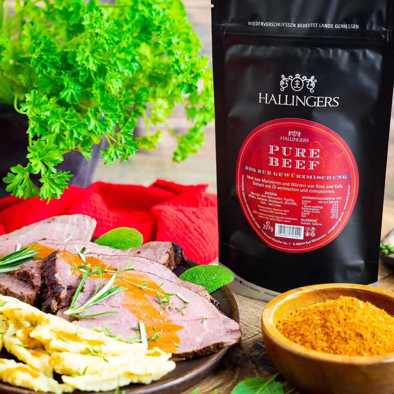 GEWÜRZ-RUB IM AROMA-BEUTEL - Gourmet-BBQ-Gewürz zum Marinieren, Würzen & Grillen, stilvoll verpackt im wertigen Aroma-Beutel. Die besondere Geschenkidee für Grillfans, BBQ-Liebhaber & genussvolle Grillmomente