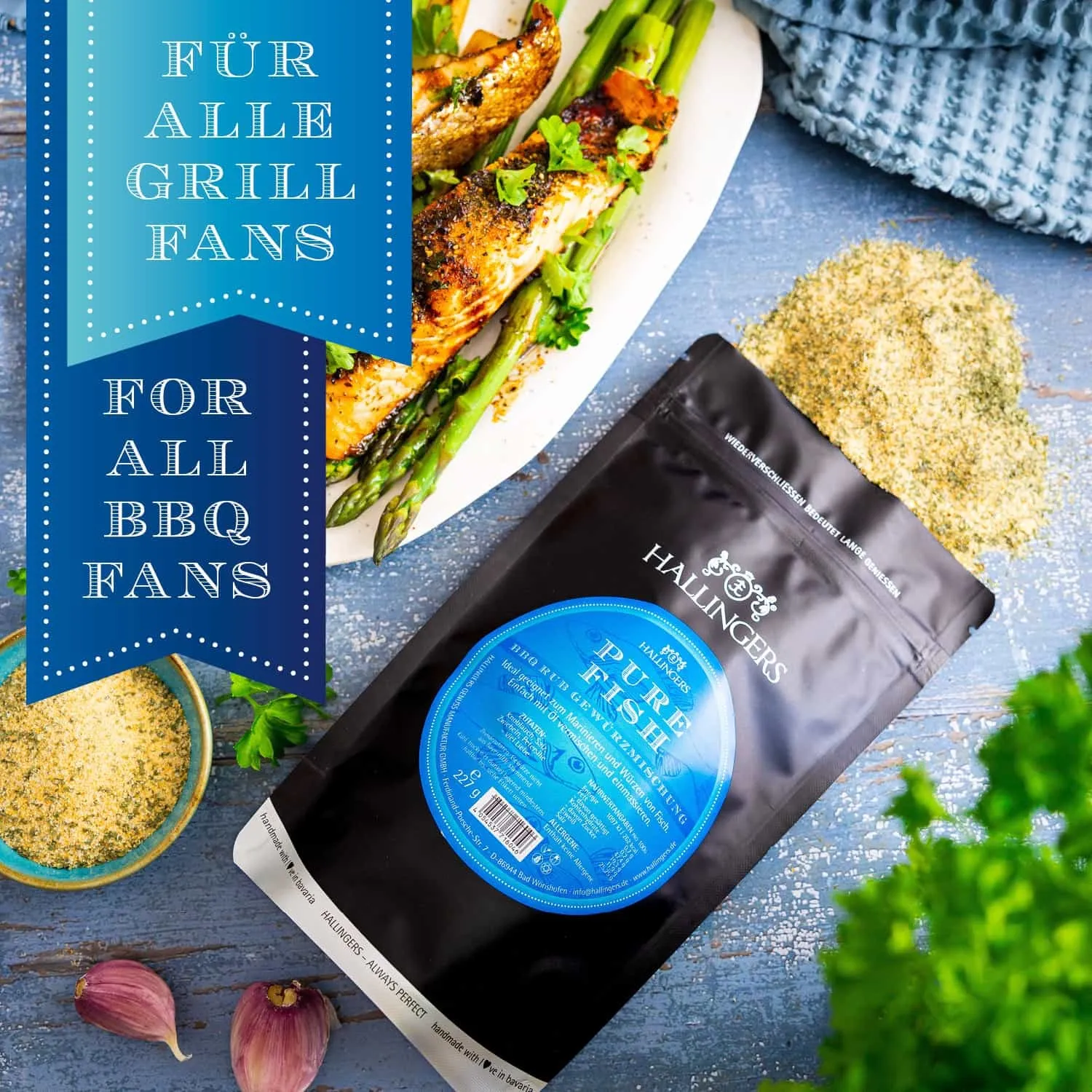 BESONDERS STATT GEWÖHNLICH - Edition \Pure Fish\: Vergiss langweilige Grillgewürze ohne Persönlichkeit - außergewöhnlicher BBQ-Geschmack beginnt dort, wo Qualität, Aroma und Rezeptur wichtiger sind als Marge und Masse