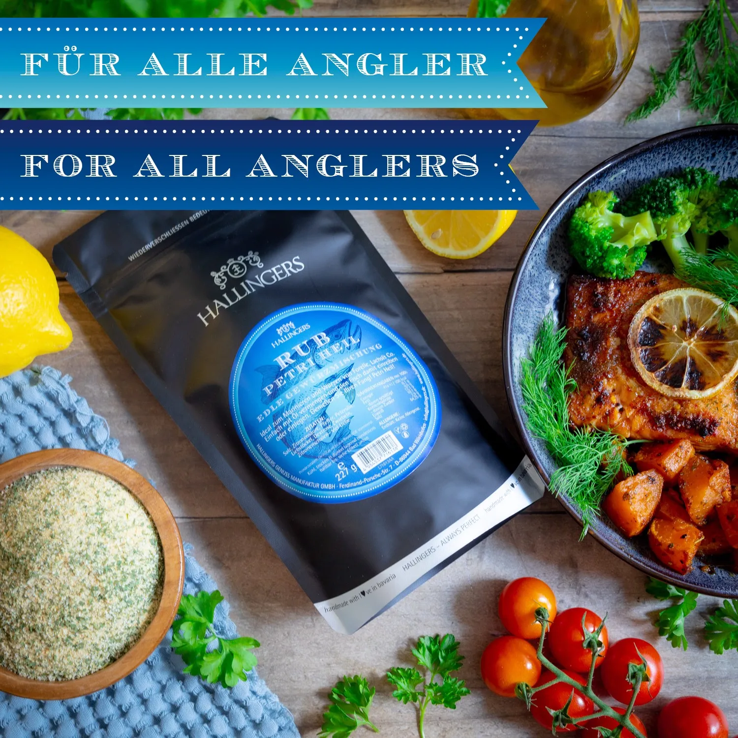 BESONDERS STATT GEWÖHNLICH - Edition \Rub Petri Heil\: Vergiss langweilige Grillgewürze ohne Persönlichkeit - außergewöhnlicher BBQ-Geschmack beginnt dort, wo Qualität, Aroma und Rezeptur wichtiger sind als Marge und Masse