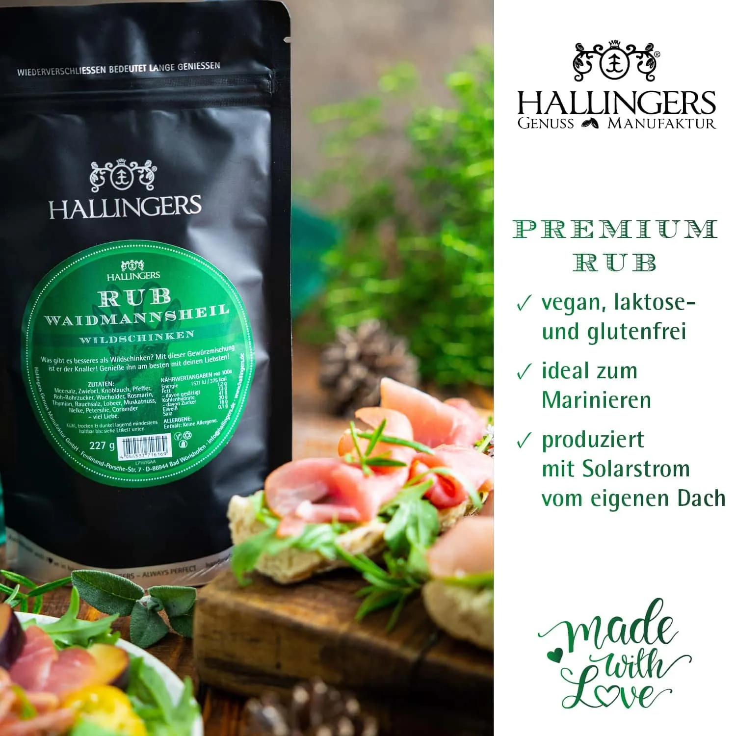 GEWÜRZ-RUB IM AROMA-BEUTEL - Gourmet-BBQ-Gewürz zum Marinieren, Würzen & Grillen, stilvoll verpackt im wertigen Aroma-Beutel. Die besondere Geschenkidee für Grillfans, BBQ-Liebhaber & genussvolle Grillmomente