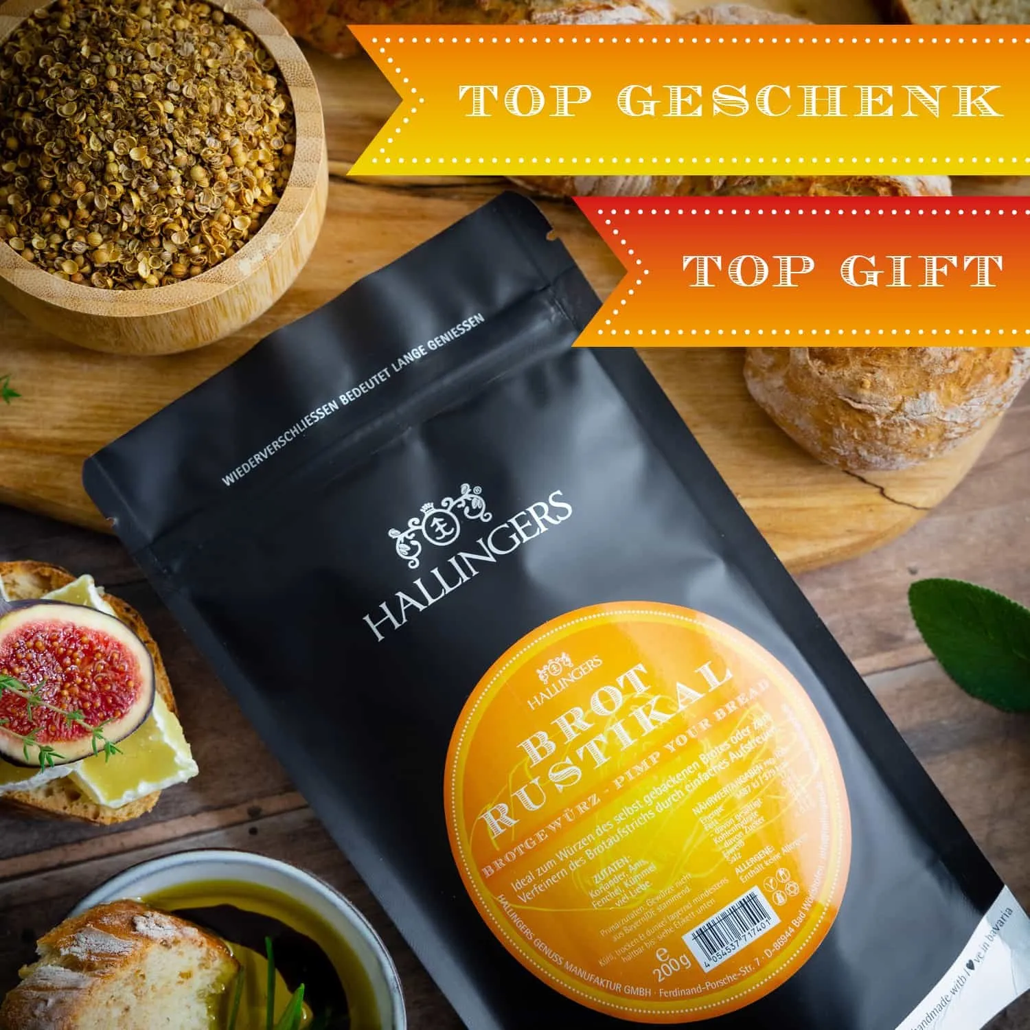 BESONDERS STATT GEWÖHNLICH - Edition \Brot Rustikal\: Schluss mit Gewürzmischungen, die alle gleich schmecken - Unterschied zeigt sich, wo Qualität, Intensität & ausgewählte Zutaten wichtiger sind als niedrige Produktionskosten