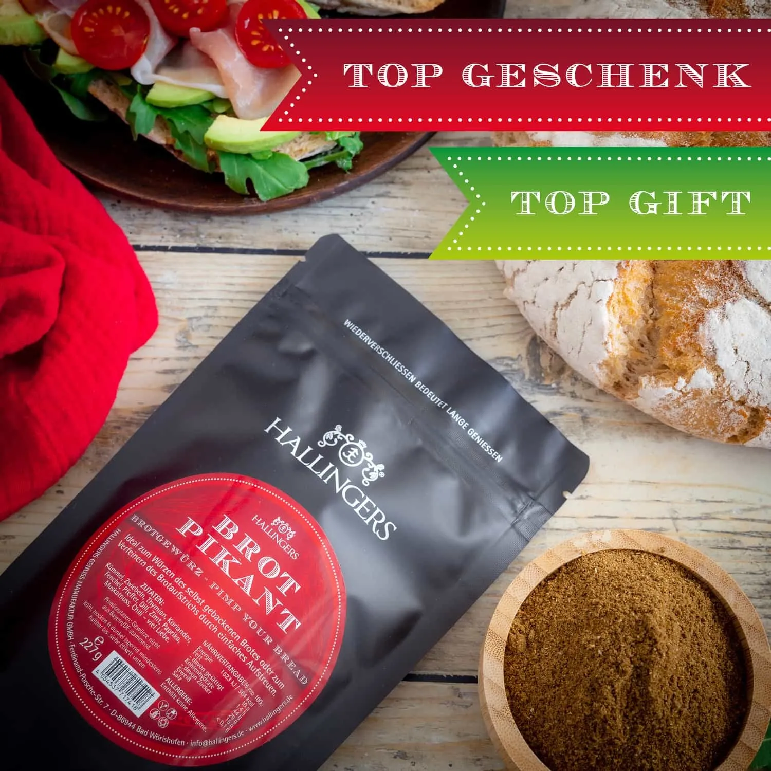 BESONDERS STATT GEWÖHNLICH - Edition \Brot Pikant\: Schluss mit Gewürzmischungen, die alle gleich schmecken - Unterschied zeigt sich, wo Qualität, Intensität & ausgewählte Zutaten wichtiger sind als niedrige Produktionskosten