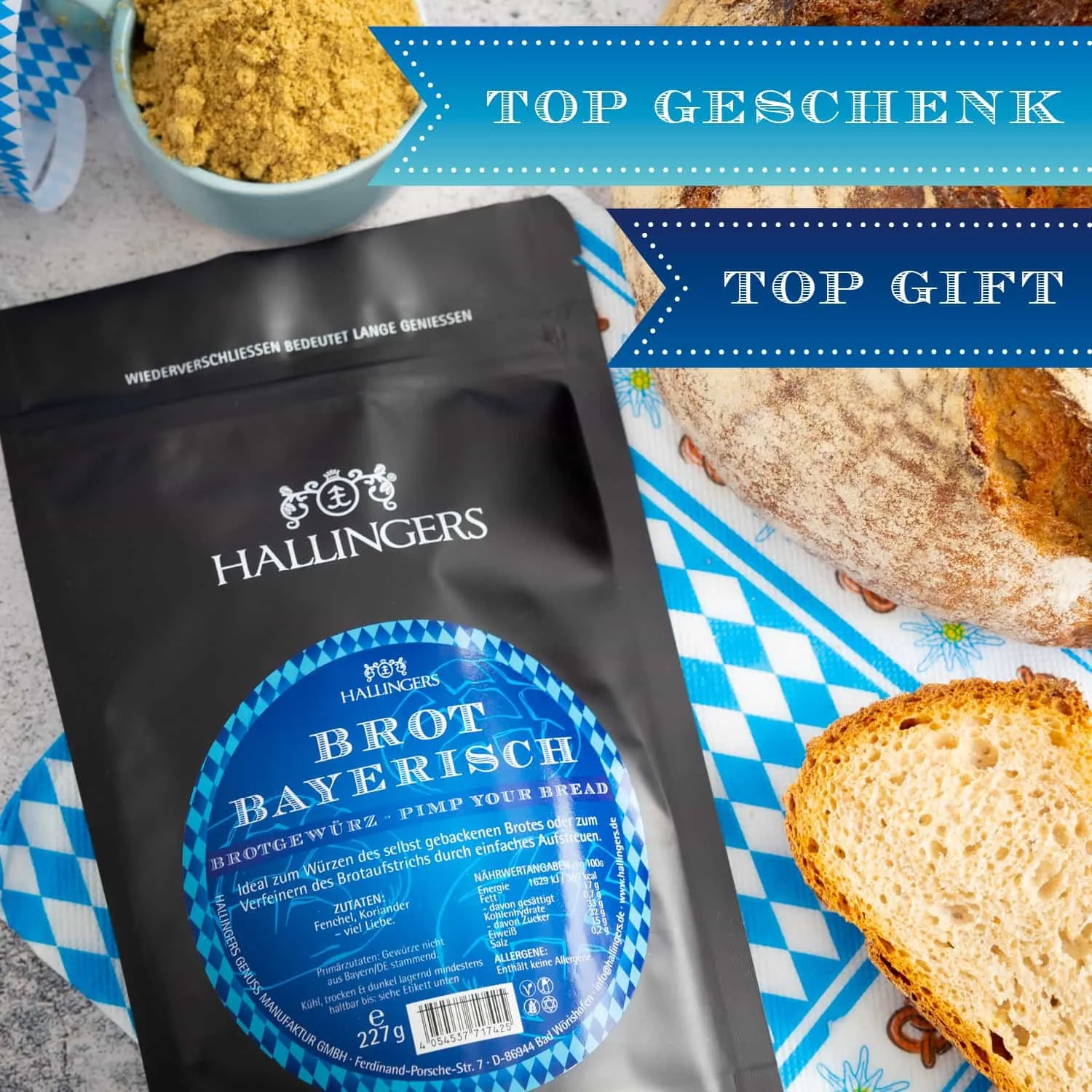 BESONDERS STATT GEWÖHNLICH - Edition \Brot Bayerisch\: Schluss mit Gewürzmischungen, die alle gleich schmecken - Unterschied zeigt sich, wo Qualität, Intensität & ausgewählte Zutaten wichtiger sind als niedrige Produktionskosten