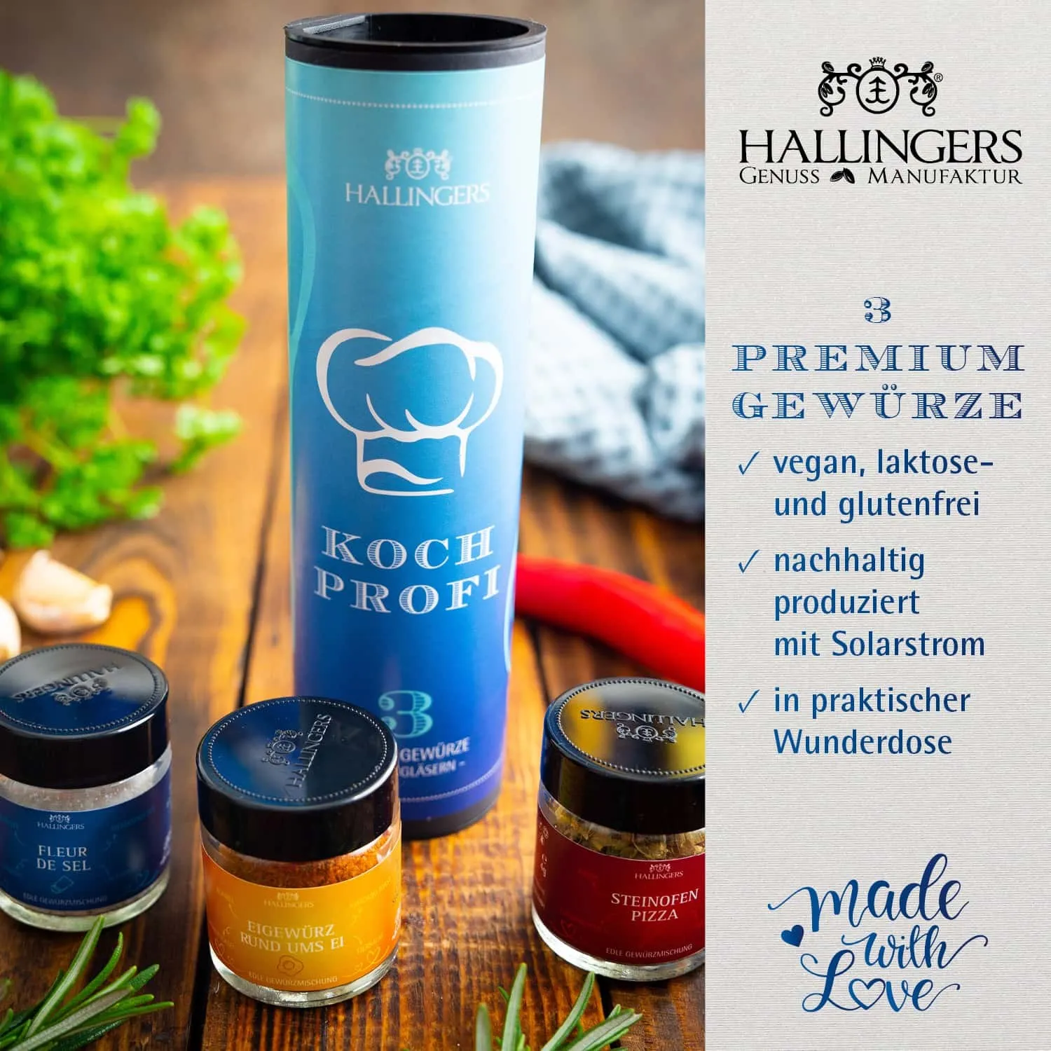 GEWÜRZ SET IN DER GESCHENK-DOSE - 3 Gewürze aus aller Welt als exklusives Gourmet-Probierset, stilvoll verpackt in einer hochwertigen Geschenk-Dose. Die besondere Geschenkidee für Feinschmecker, Hobbyköche & genussvolle Momente