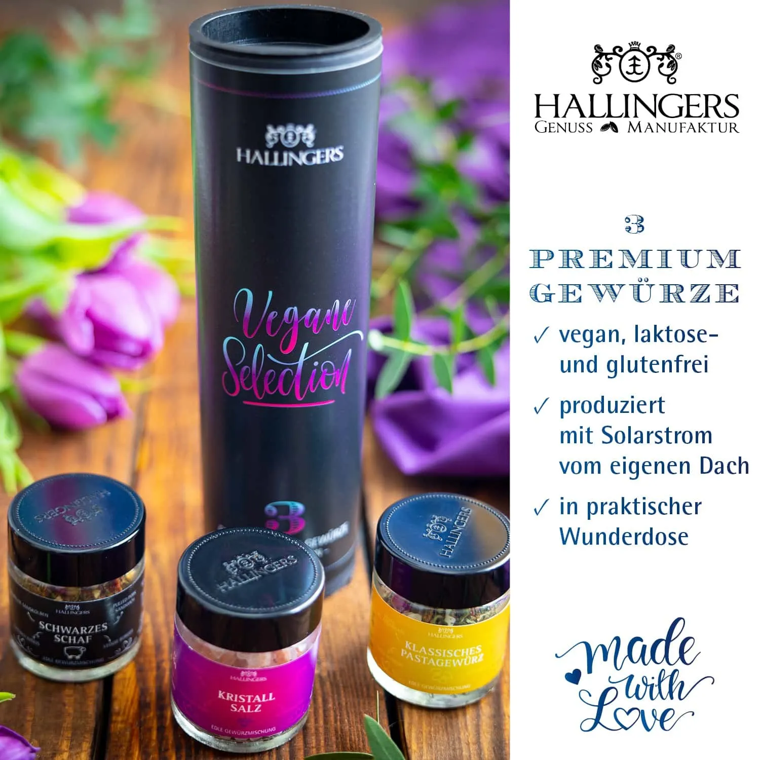 GEWÜRZ SET IN DER GESCHENK-DOSE - 3 Gewürze aus aller Welt als exklusives Gourmet-Probierset, stilvoll verpackt in einer hochwertigen Geschenk-Dose. Die besondere Geschenkidee für Feinschmecker, Hobbyköche & genussvolle Momente
