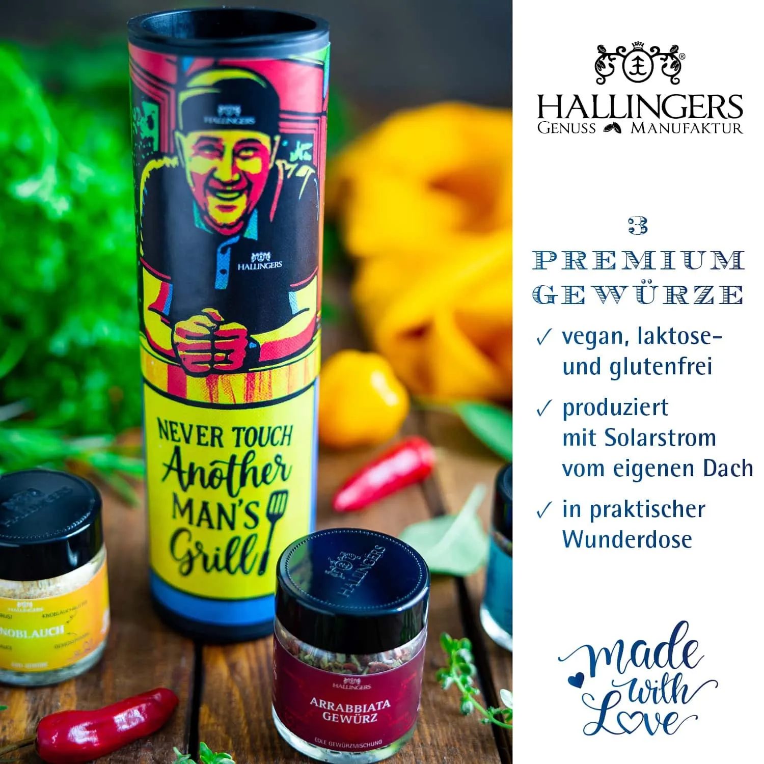 GEWÜRZ SET IN DER GESCHENK-DOSE - 3 Gewürze aus aller Welt als exklusives Gourmet-Probierset, stilvoll verpackt in einer hochwertigen Geschenk-Dose. Die besondere Geschenkidee für Feinschmecker, Hobbyköche & genussvolle Momente