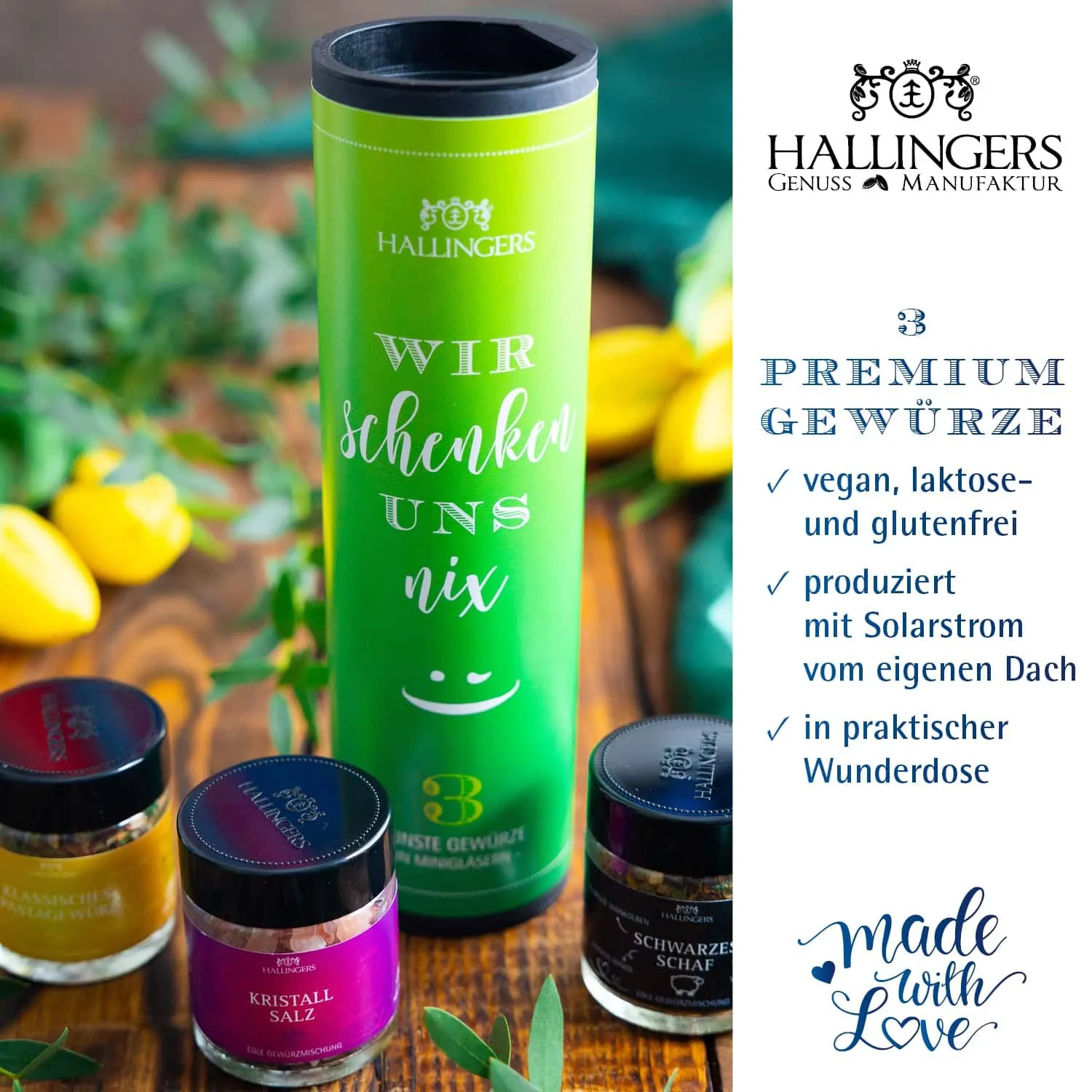 GEWÜRZ SET IN DER GESCHENK-DOSE - 3 Gewürze aus aller Welt als exklusives Gourmet-Probierset, stilvoll verpackt in einer hochwertigen Geschenk-Dose. Die besondere Geschenkidee für Feinschmecker, Hobbyköche & genussvolle Momente
