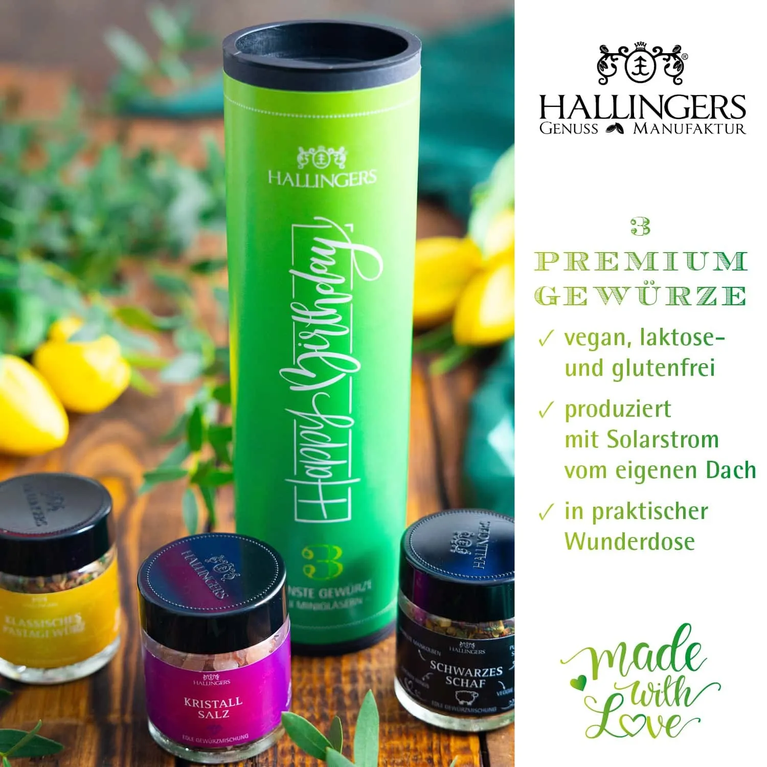 GEWÜRZ SET IN DER GESCHENK-DOSE - 3 Gewürze aus aller Welt als exklusives Gourmet-Probierset, stilvoll verpackt in einer hochwertigen Geschenk-Dose. Die besondere Geschenkidee für Feinschmecker, Hobbyköche & genussvolle Momente
