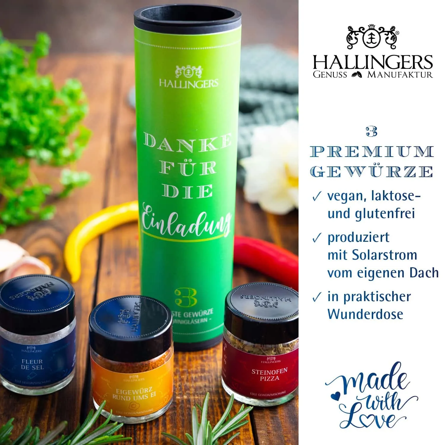 GEWÜRZ SET IN DER GESCHENK-DOSE - 3 Gewürze aus aller Welt als exklusives Gourmet-Probierset, stilvoll verpackt in einer hochwertigen Geschenk-Dose. Die besondere Geschenkidee für Feinschmecker, Hobbyköche & genussvolle Momente