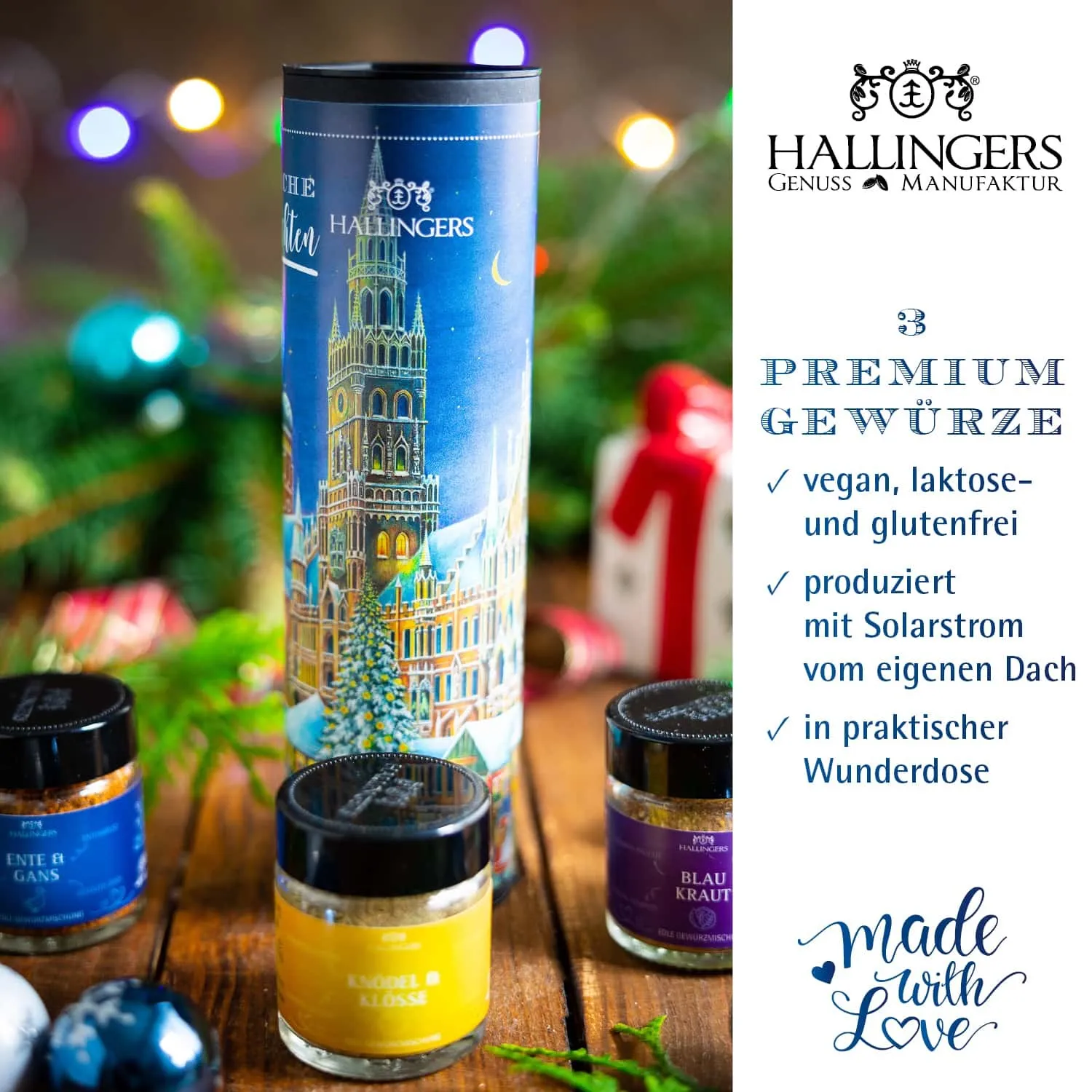 GEWÜRZ SET IN DER GESCHENK-DOSE - 3 Gewürze aus aller Welt als exklusives Gourmet-Probierset, stilvoll verpackt in einer hochwertigen Geschenk-Dose. Die besondere Geschenkidee für Feinschmecker, Hobbyköche & genussvolle Momente