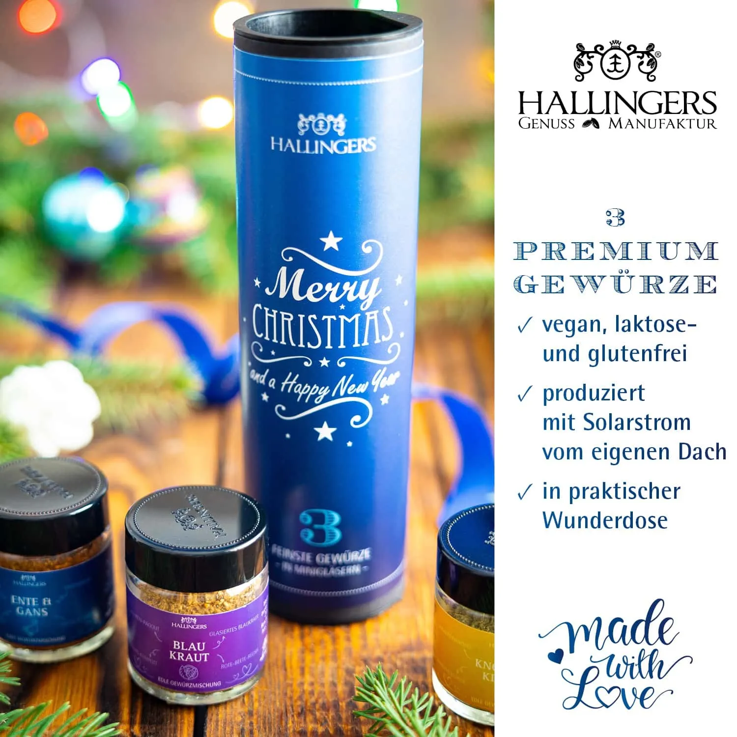 GEWÜRZ SET IN DER GESCHENK-DOSE - 3 Gewürze aus aller Welt als exklusives Gourmet-Probierset, stilvoll verpackt in einer hochwertigen Geschenk-Dose. Die besondere Geschenkidee für Feinschmecker, Hobbyköche & genussvolle Momente