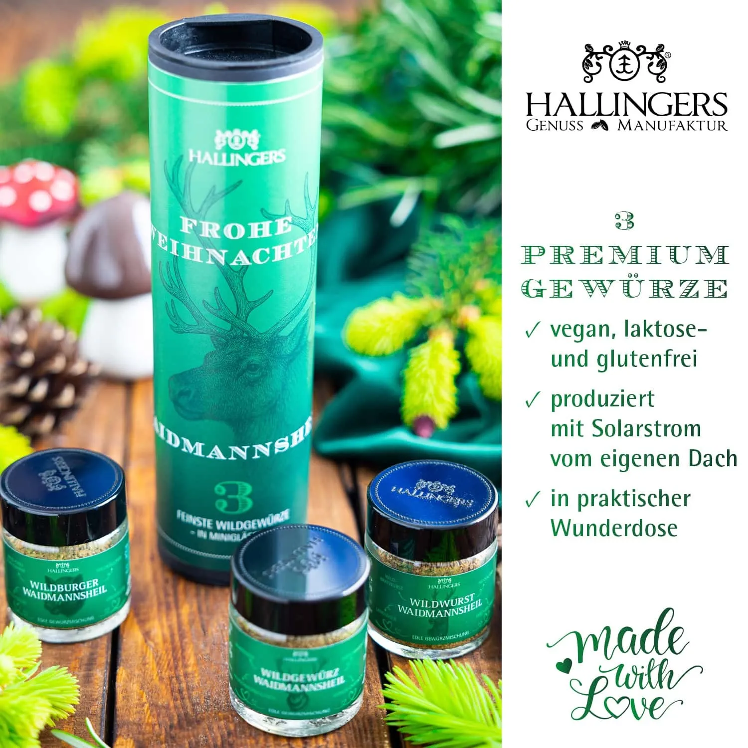 GEWÜRZ SET IN DER GESCHENK-DOSE - 3 Gewürze aus aller Welt als exklusives Gourmet-Probierset, stilvoll verpackt in einer hochwertigen Geschenk-Dose. Die besondere Geschenkidee für Feinschmecker, Hobbyköche & genussvolle Momente