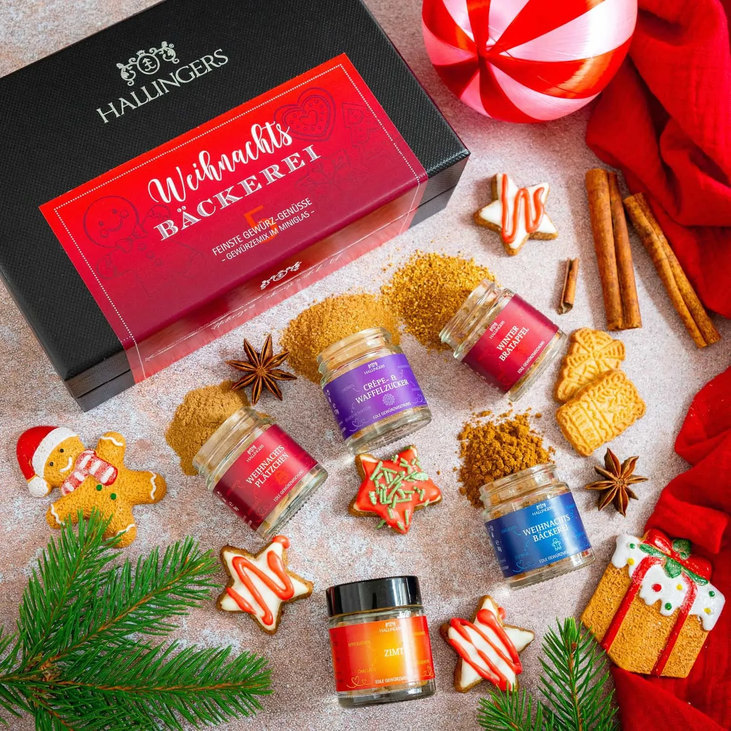 GEWÜRZ SET IN DER GESCHENKBOX - 5 Gewürze aus aller Welt als exklusive Gourmet-Selektion, stilvoll verpackt in einer hochwertigen Geschenkbox mit Rezept-Booklet. Die besondere Geschenkidee für Feinschmecker, Hobbyköche & Genussmomente